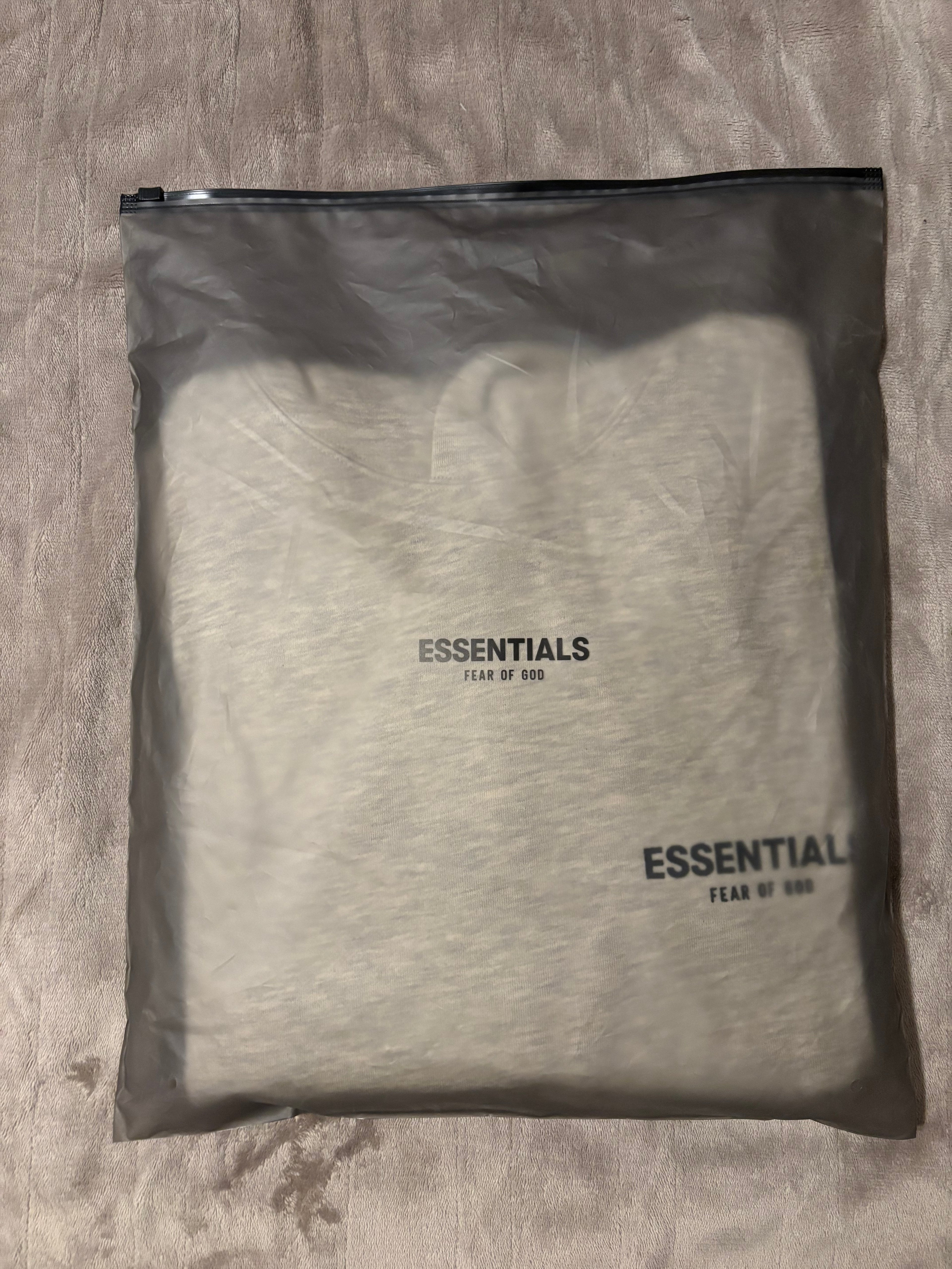 NEW Fear of God Essentials Light Oatmeal Hoodie Size XS 100% Authentic✅