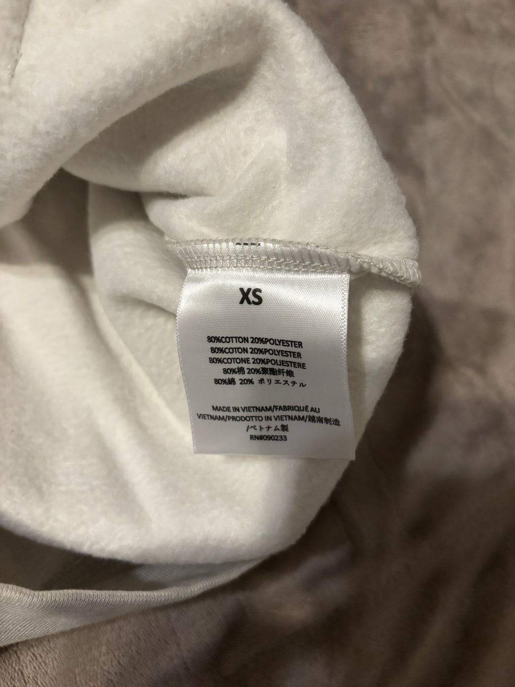 NEW Fear of God Essentials Light Oatmeal Hoodie Size XS 100% Authentic✅