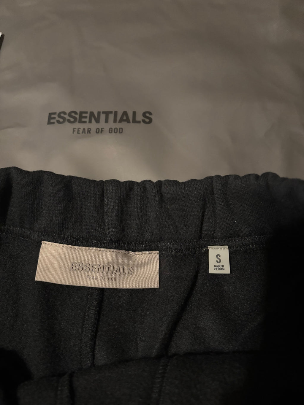 NEW Fear of God Essentials Black Relaxed Sweatpants Size XXS-L