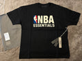 NEW NBA Fear of God Essentials Black T-Shirt Size S-M
