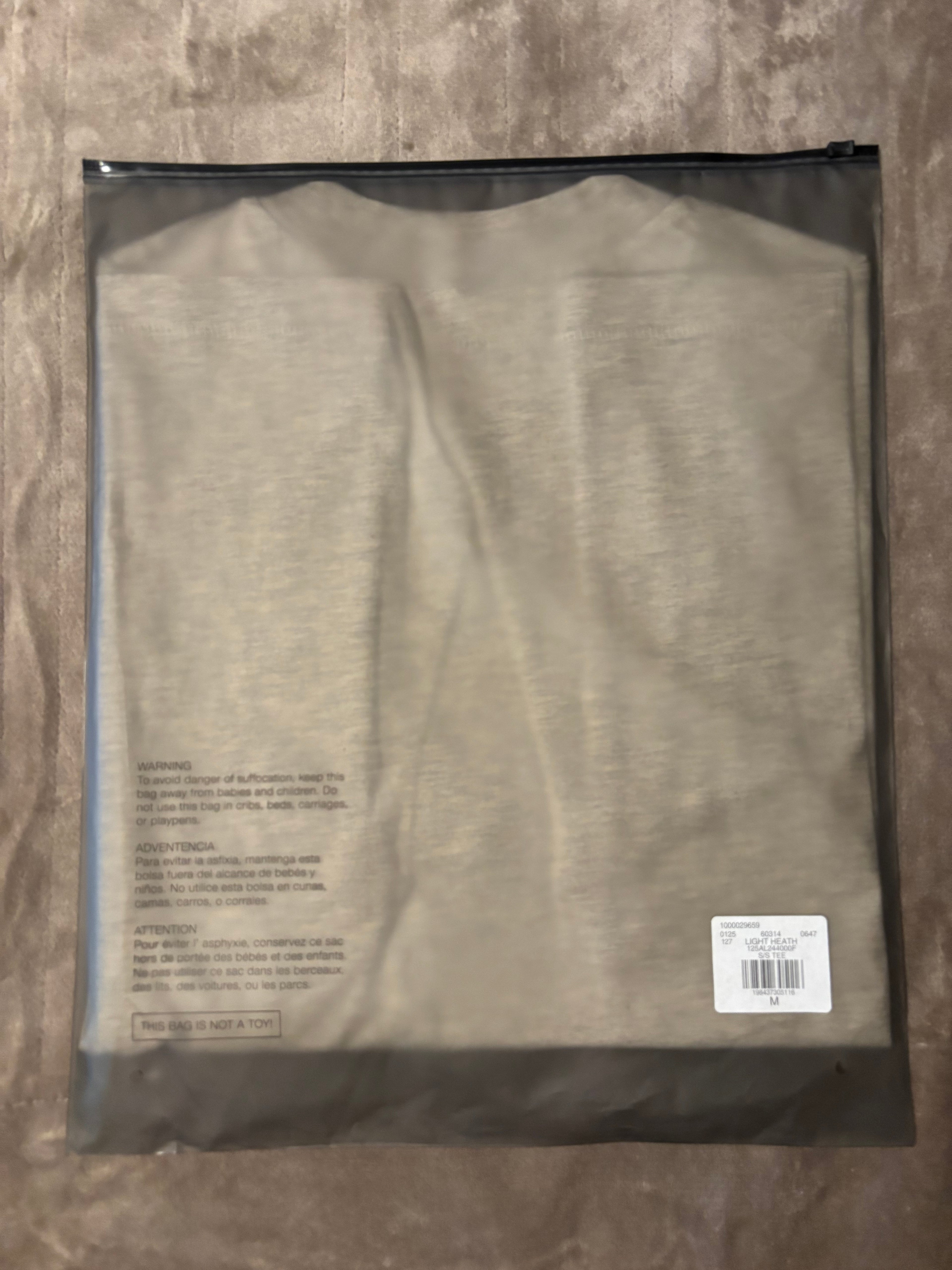 NEW NBA Fear of God Essentials Light Heather T-Shirt Size S-M