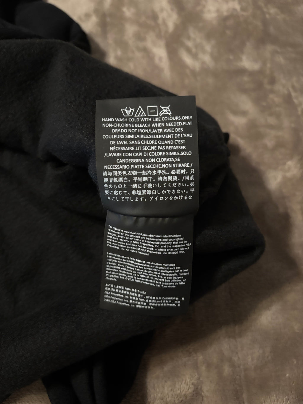 NEW NBA Fear of God Essentials Black Hoodie Size XS-S