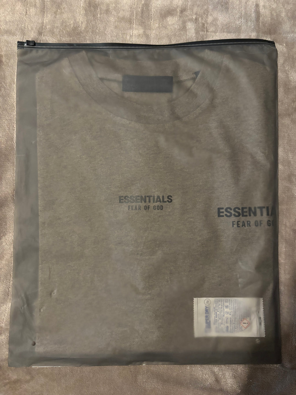 NEW Fear of God Essentials Heather Grey T-Shirt Size S-M
