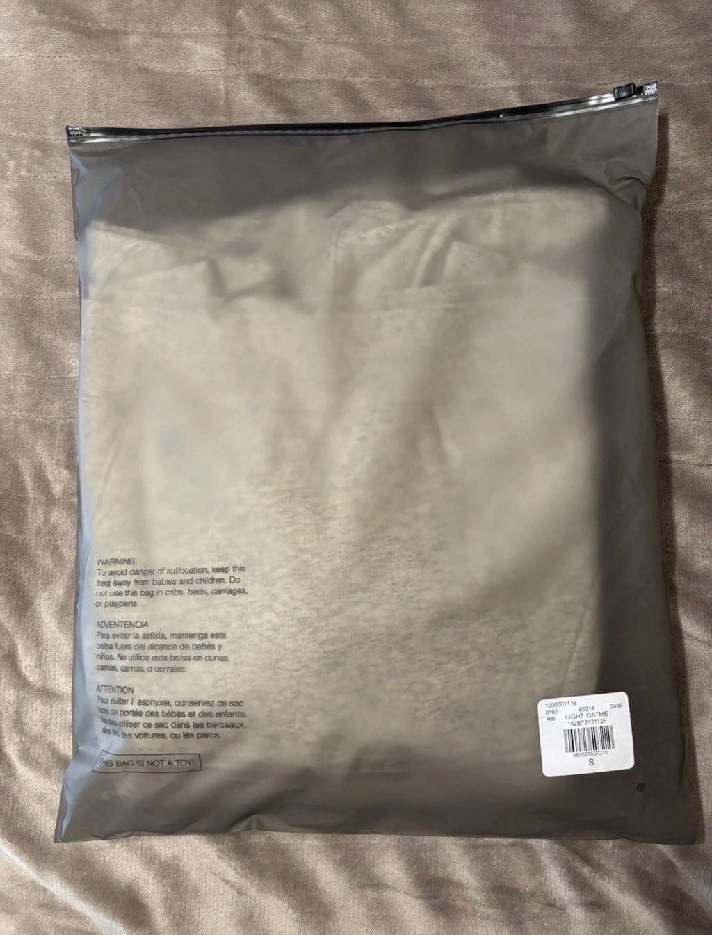 NEW Fear of God Essentials Light Oatmeal Hoodie Size Small 100% Authentic✅