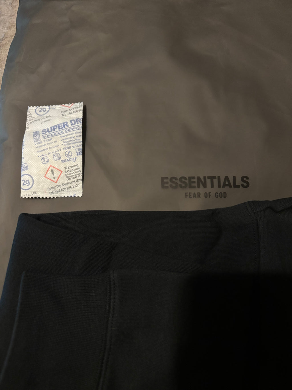 NEW Fear of God Essentials Black Hoodie Size XXS 100% Authentic✅