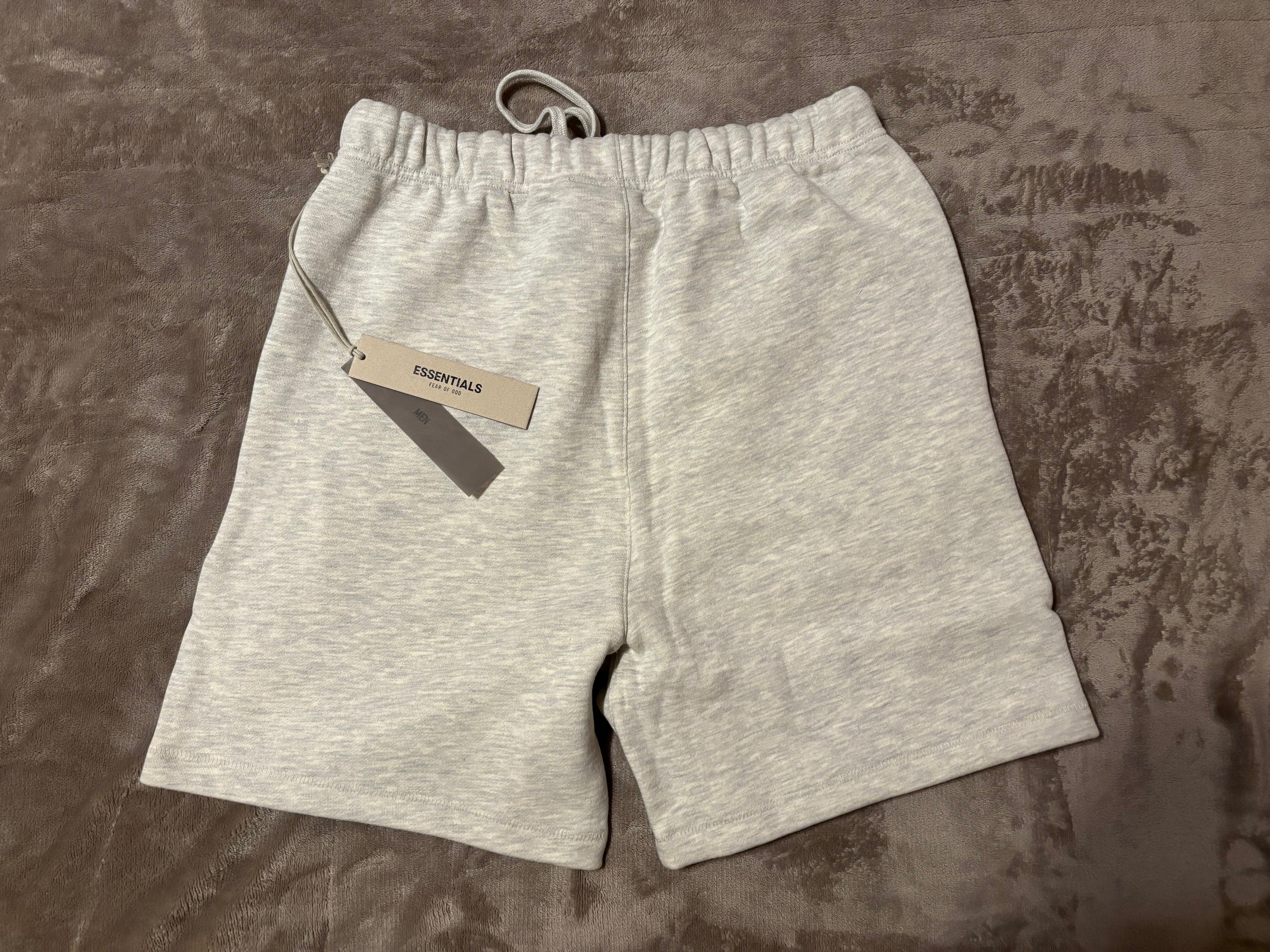 NEW Fear of God Essentials Light Oatmeal Shorts Size XS-L
