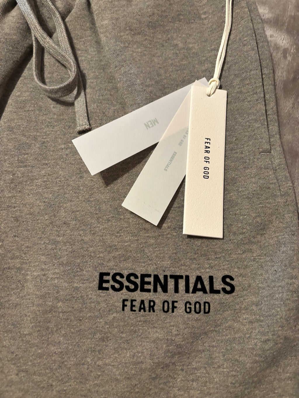 NEW Fear of God Essentials Homestead Heather Shorts Size Medium