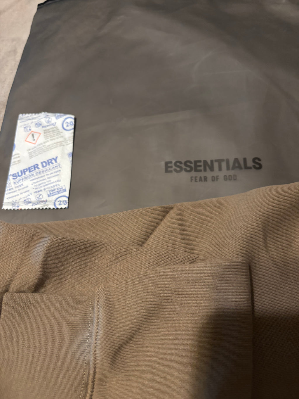 NEW Fear of God Essentials Wood Hoodie Size XS-M