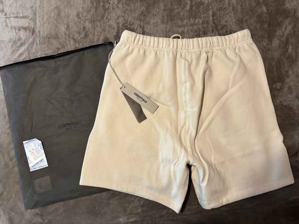 NEW Fear of God Essentials Eggshell Shorts Size Medium