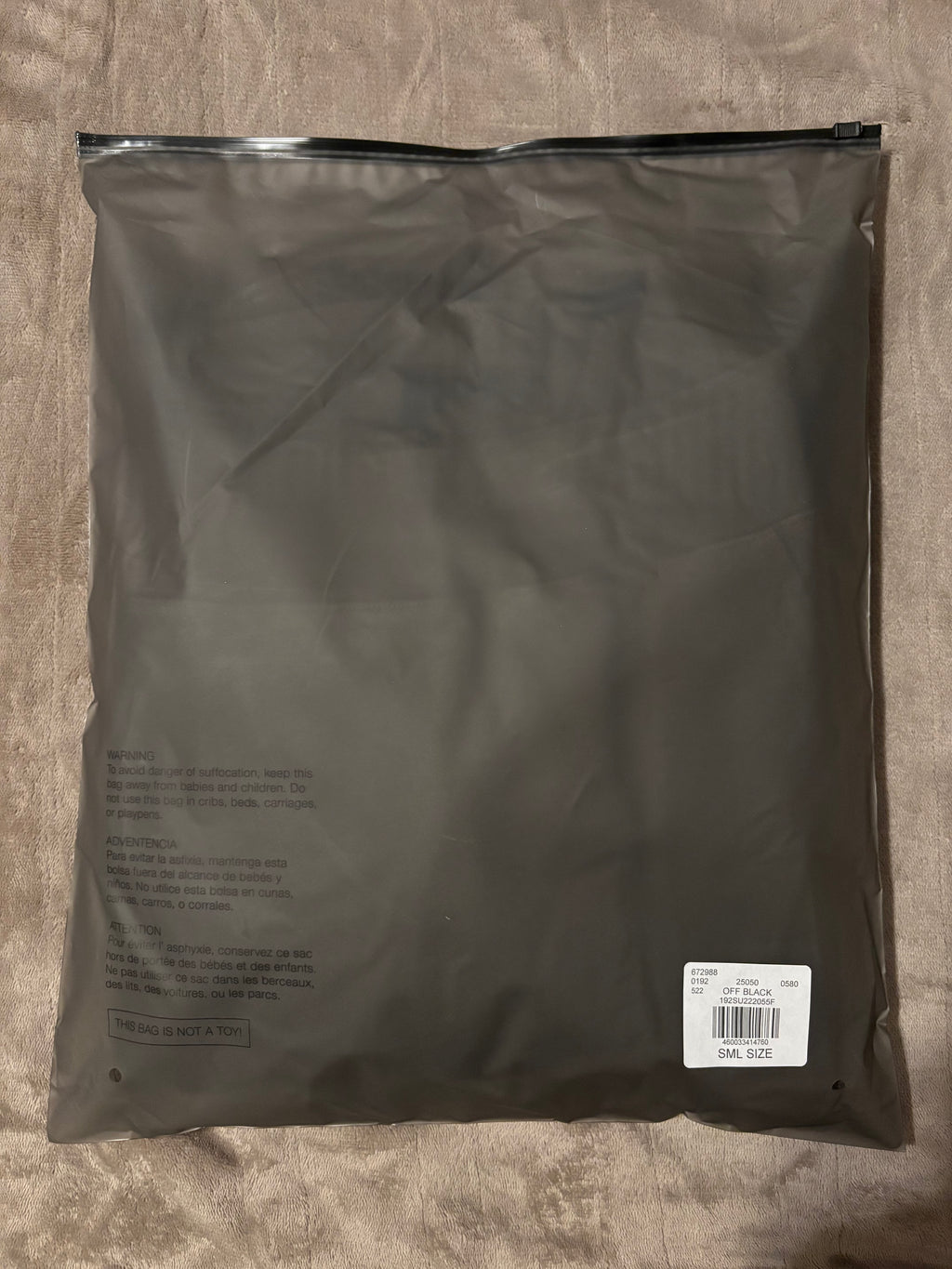 NEW Fear of God Essentials Off Black Hoodie Size XS-L