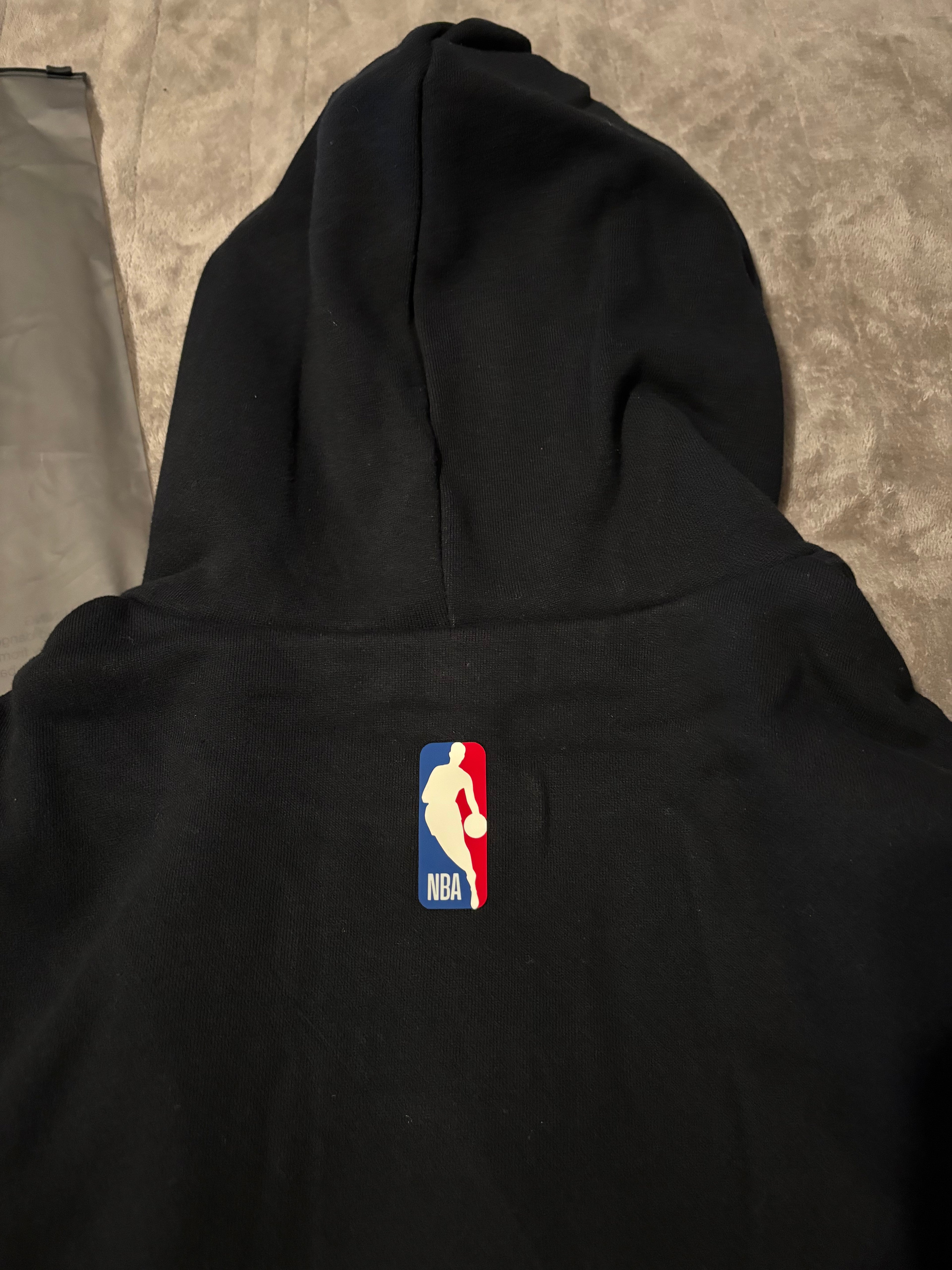 NEW NBA Fear of God Essentials Black Hoodie Size XS-S