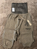 NEW Fear of God Essentials Heather Grey Cuffed Sweatpants Size S-M
