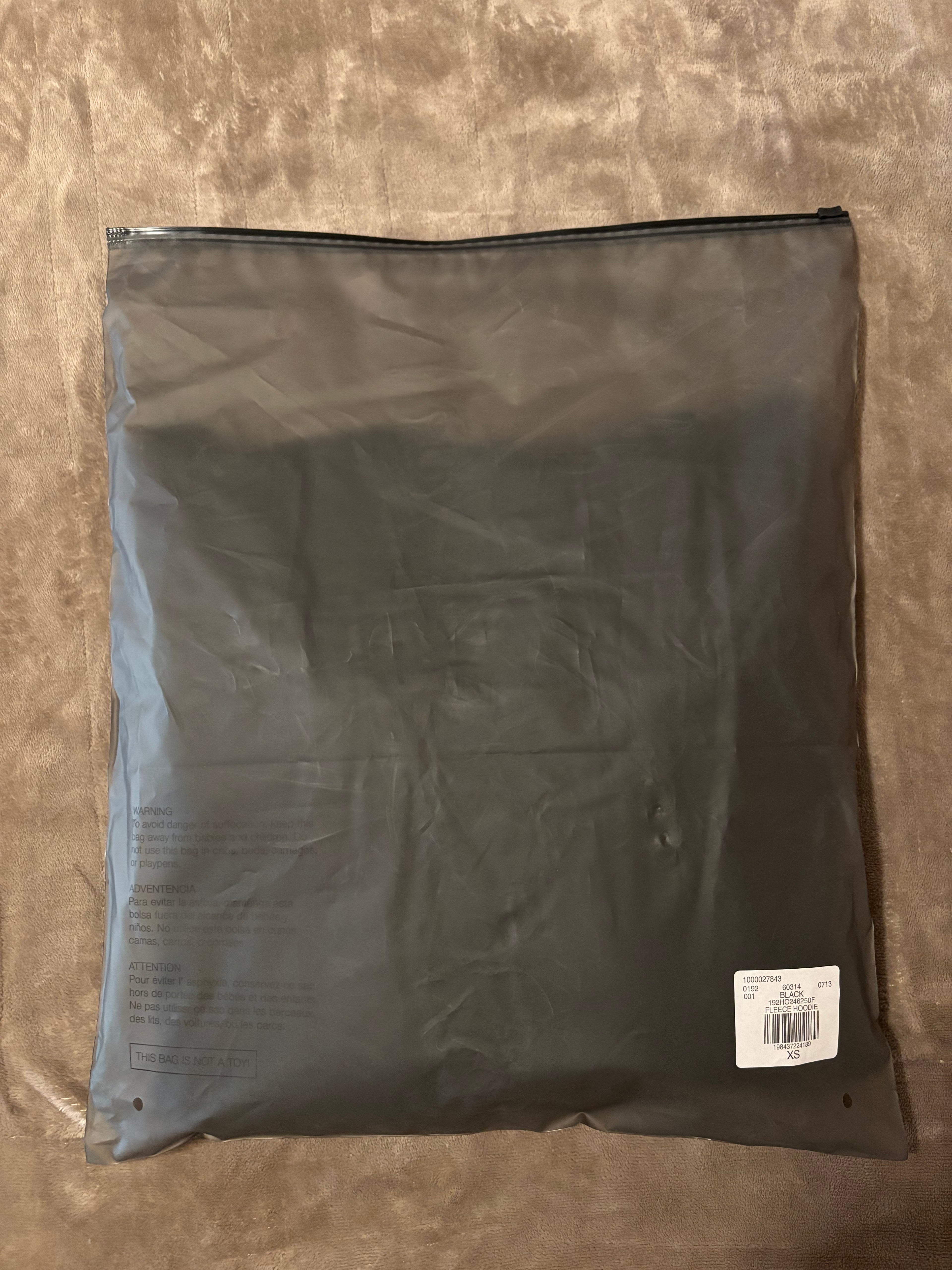 NEW Fear of God Essentials Black White Letters Hoodie Size XS-XL 100% Authentic✅ | 2024 Release