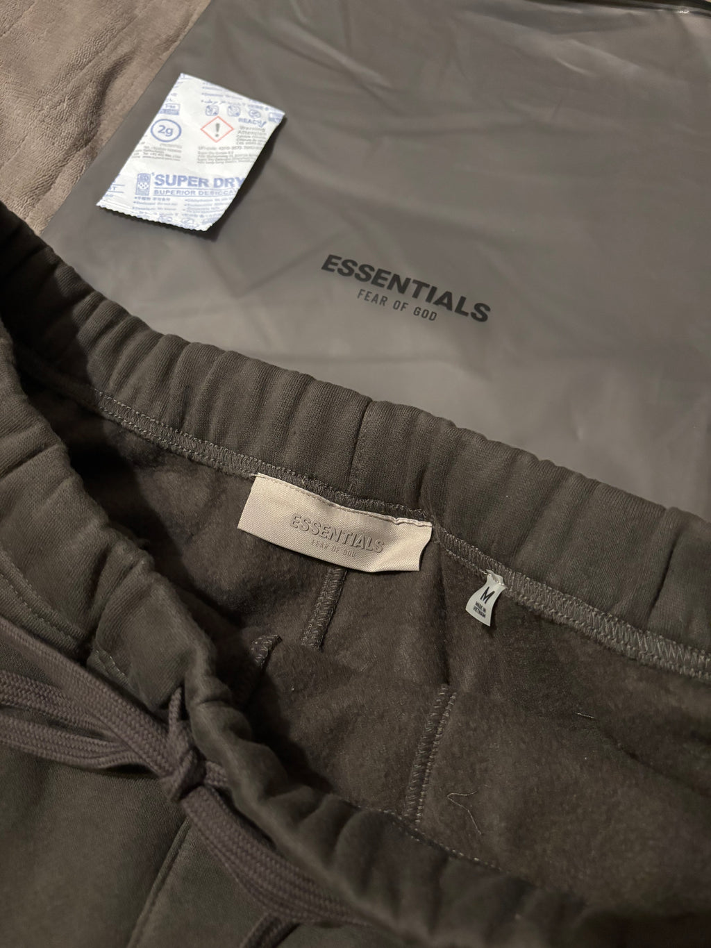 NEW Fear of God Essentials Off Black Relaxed Bundle Size XS-L