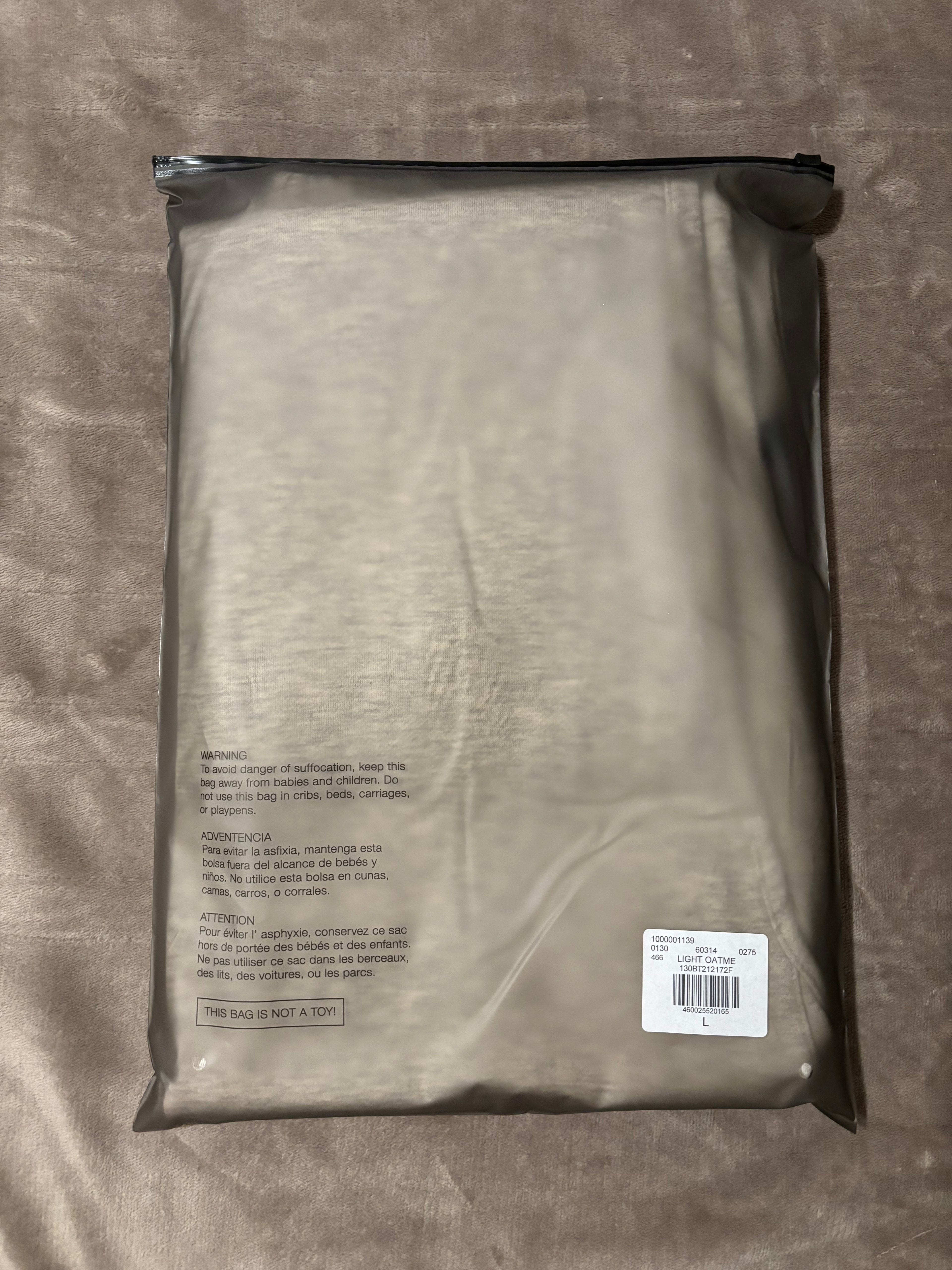 NEW Fear of God Essentials Light Oatmeal Relaxed Sweatpants Size XXS-XL