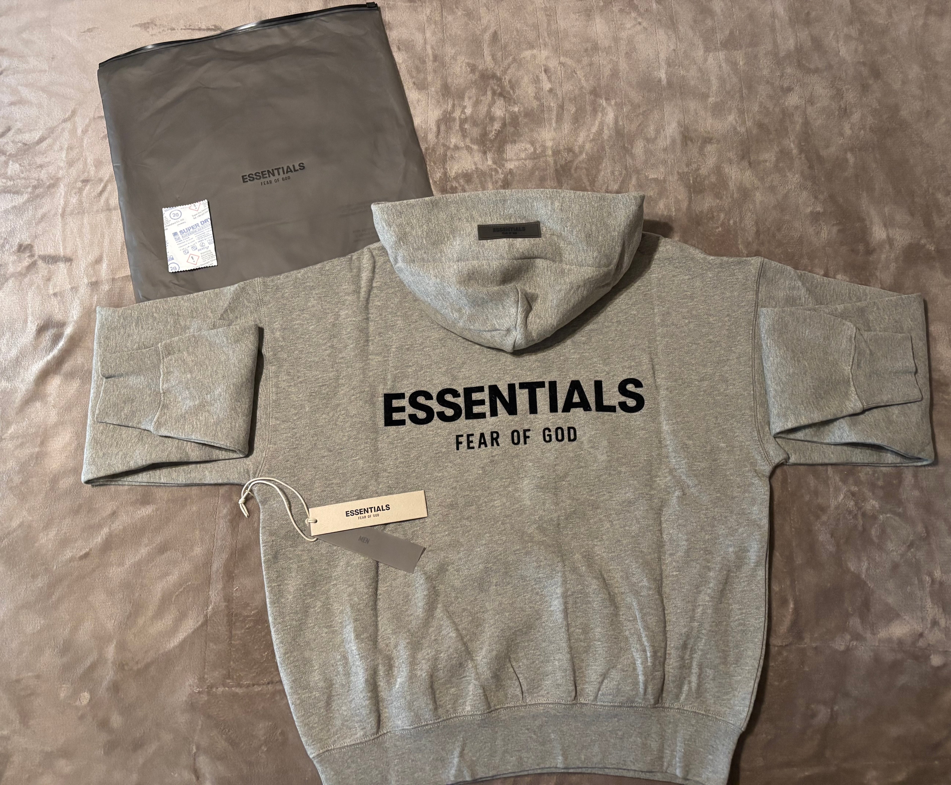 NEW Fear of God Essentials Dark Oatmeal Hoodie Size XXS-XL 100% Authentic✅