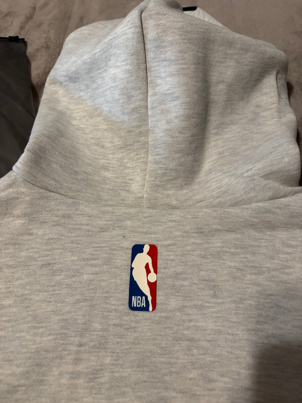 NEW NBA Fear of God Essentials Light Heather Hoodie Size Small