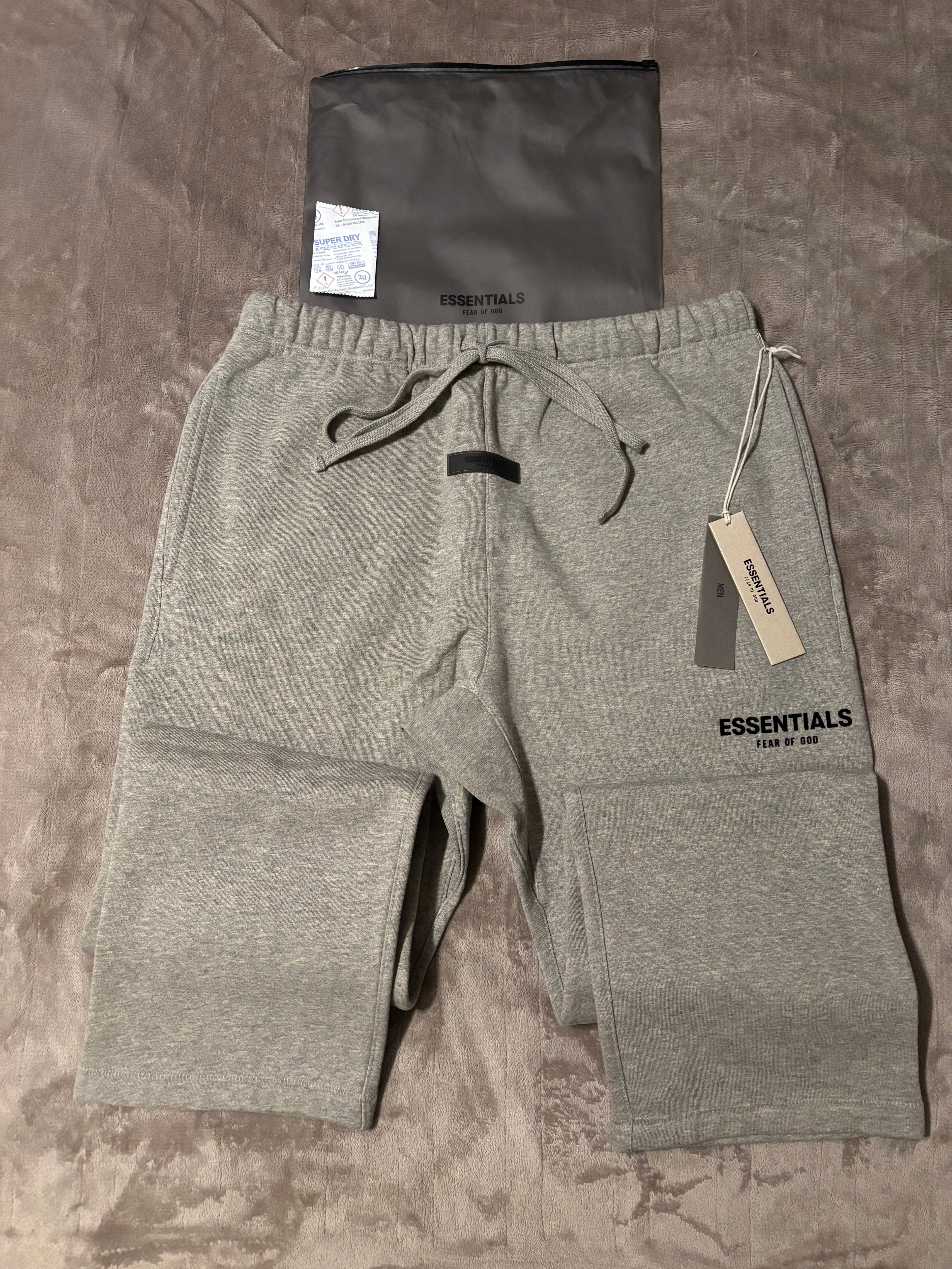 NEW Fear of God Essentials Dark Oatmeal Relaxed Sweatpants Size XS-XL 100% Authentic✅