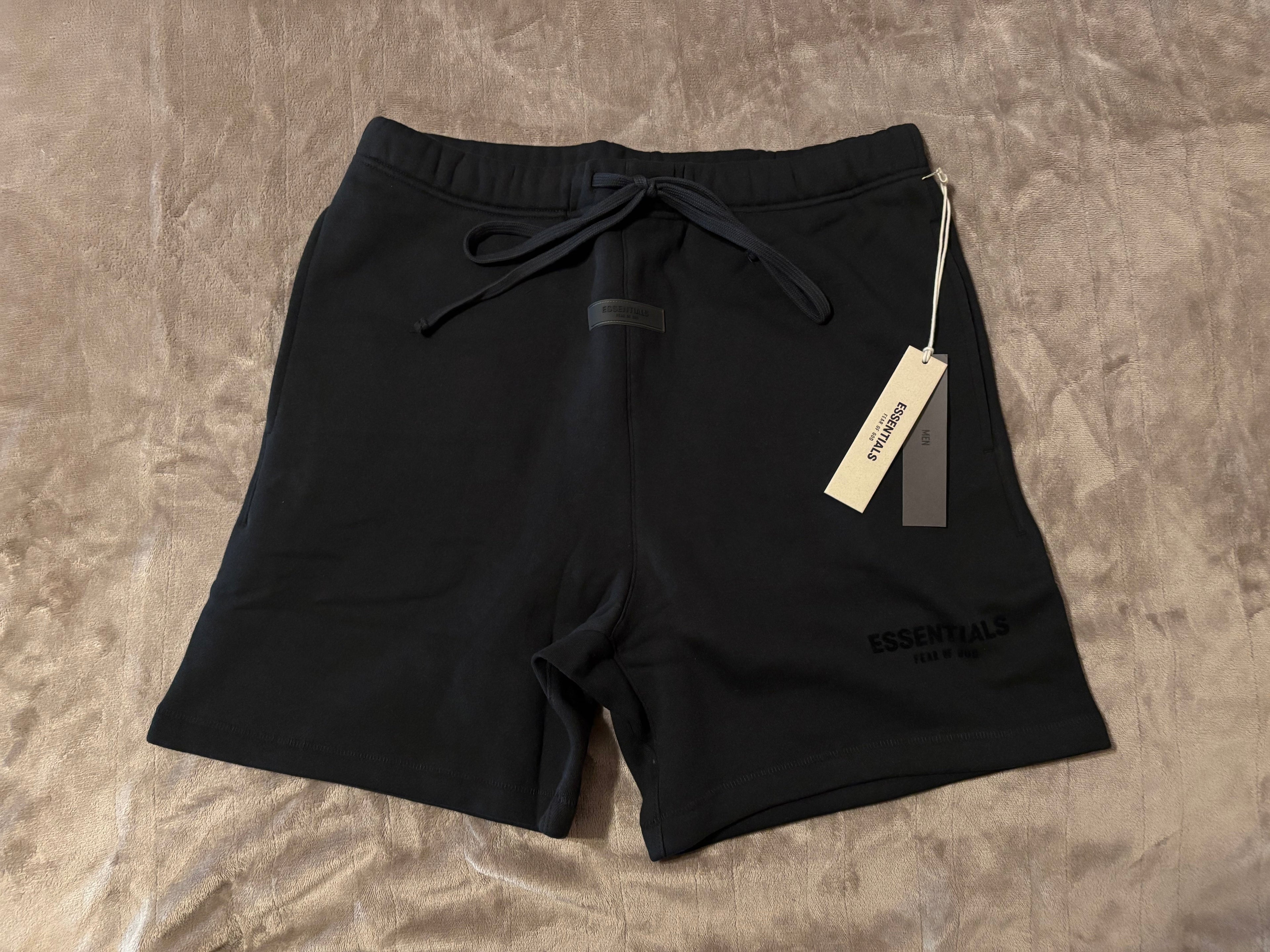 NEW Fear of God Essentials Black Shorts Size XS-XL 100% Authentic✅