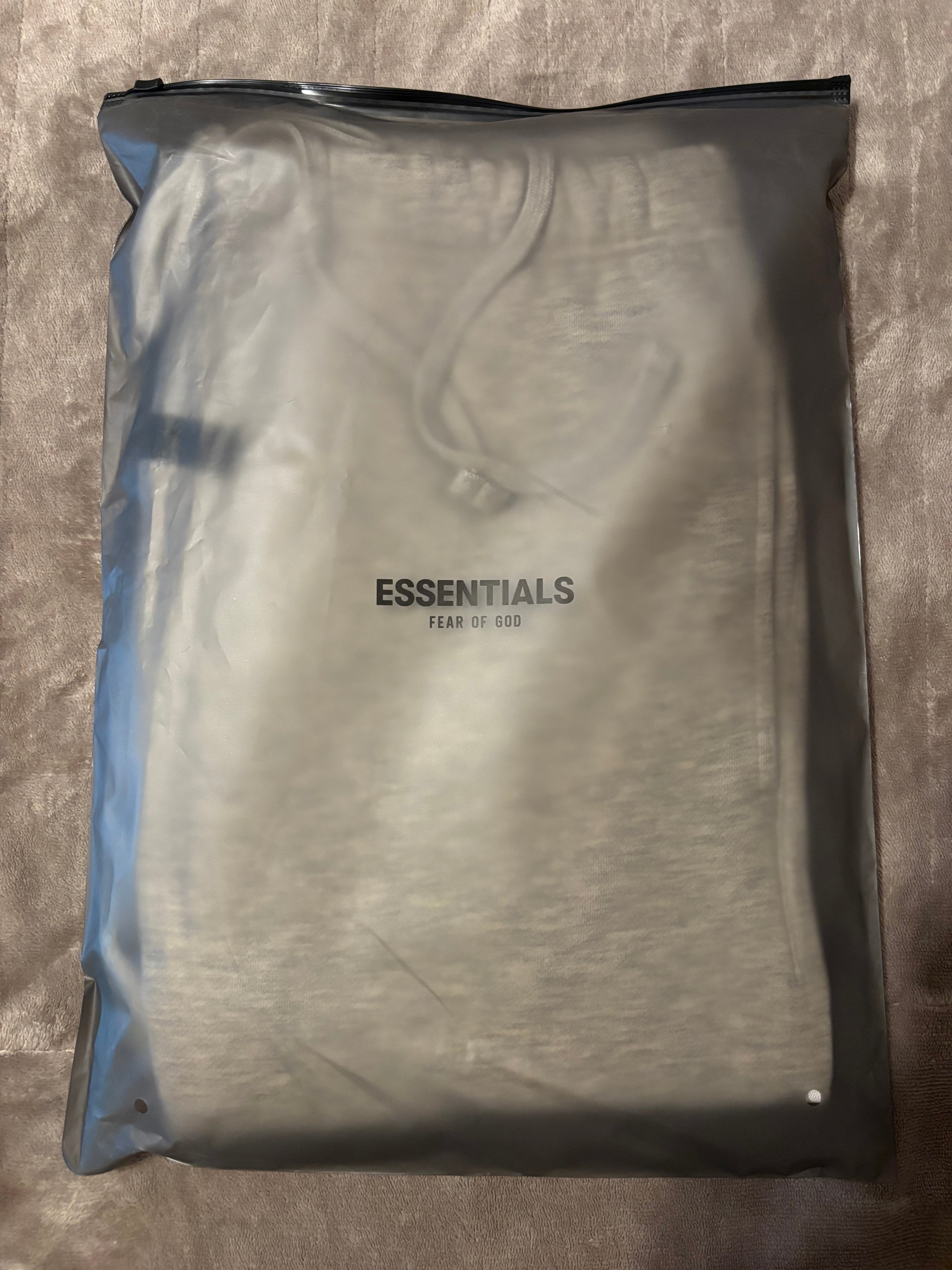 NEW Fear of God Essentials Light Oatmeal Cuffed Sweatpants Size XXS-L