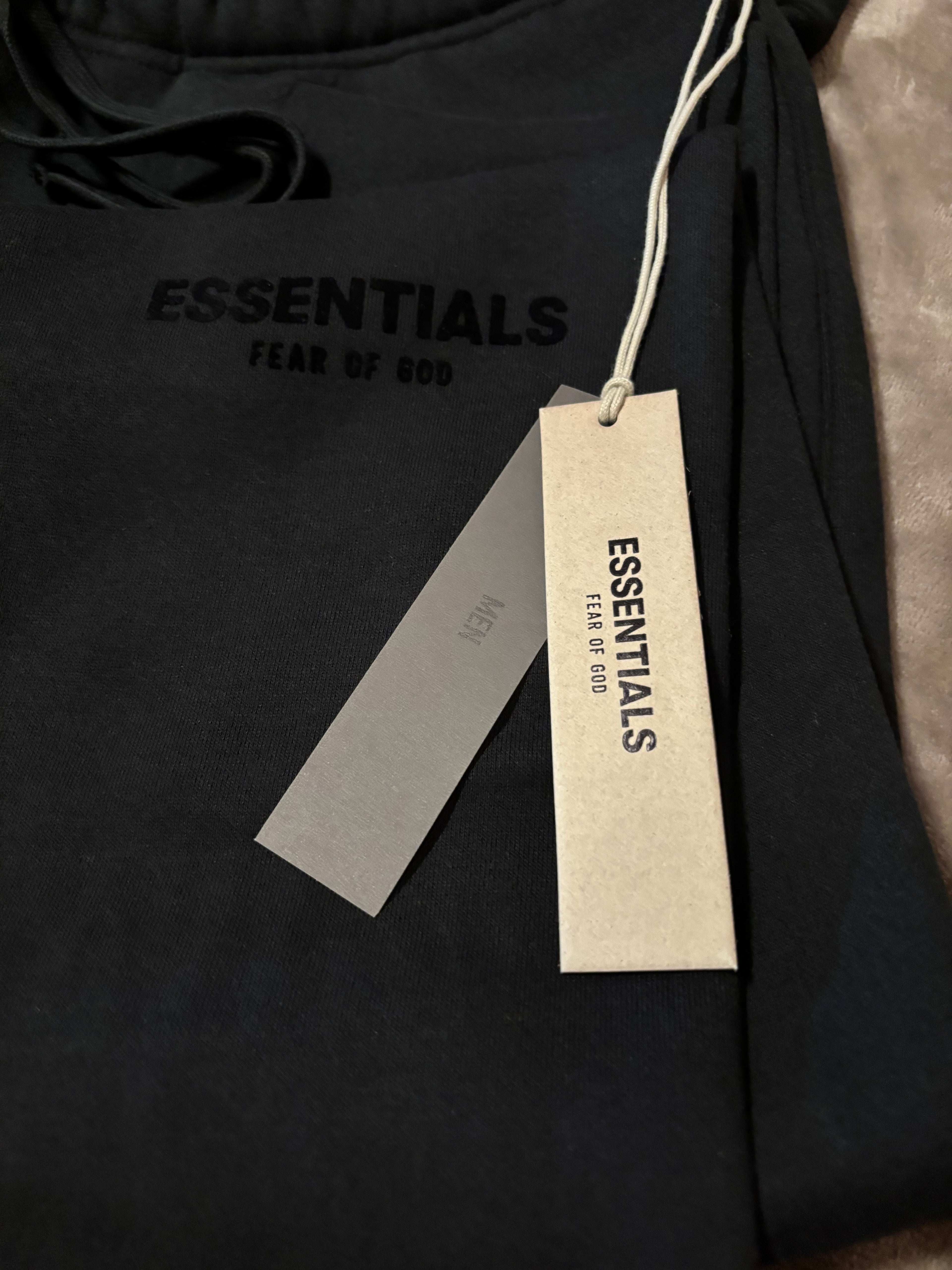 NEW Fear of God Essentials Black Cuffed Bundle Size XXS-L 100% Authentic✅