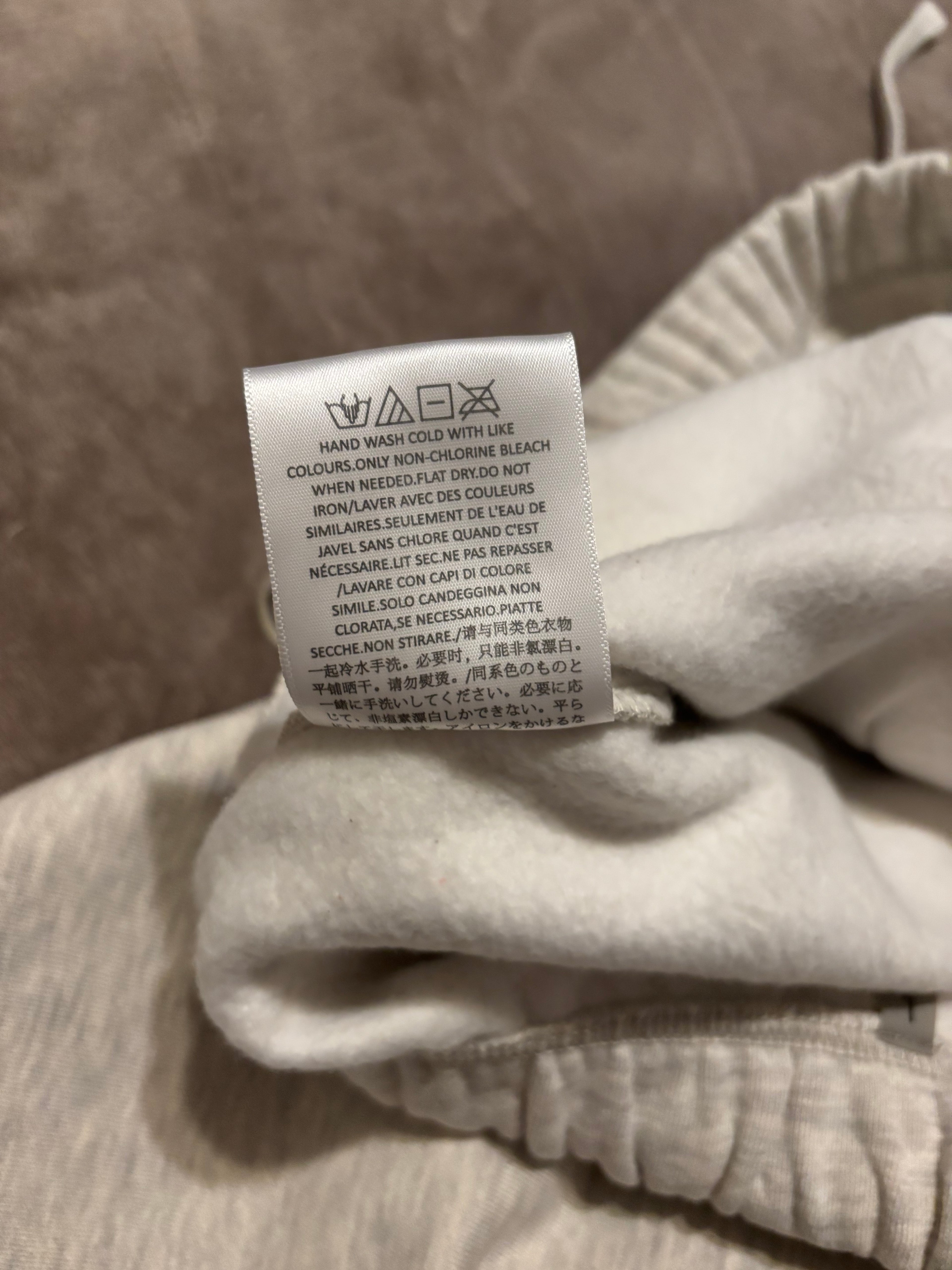 NEW Fear of God Essentials Light Oatmeal Relaxed Sweatpants Size XXS-XL