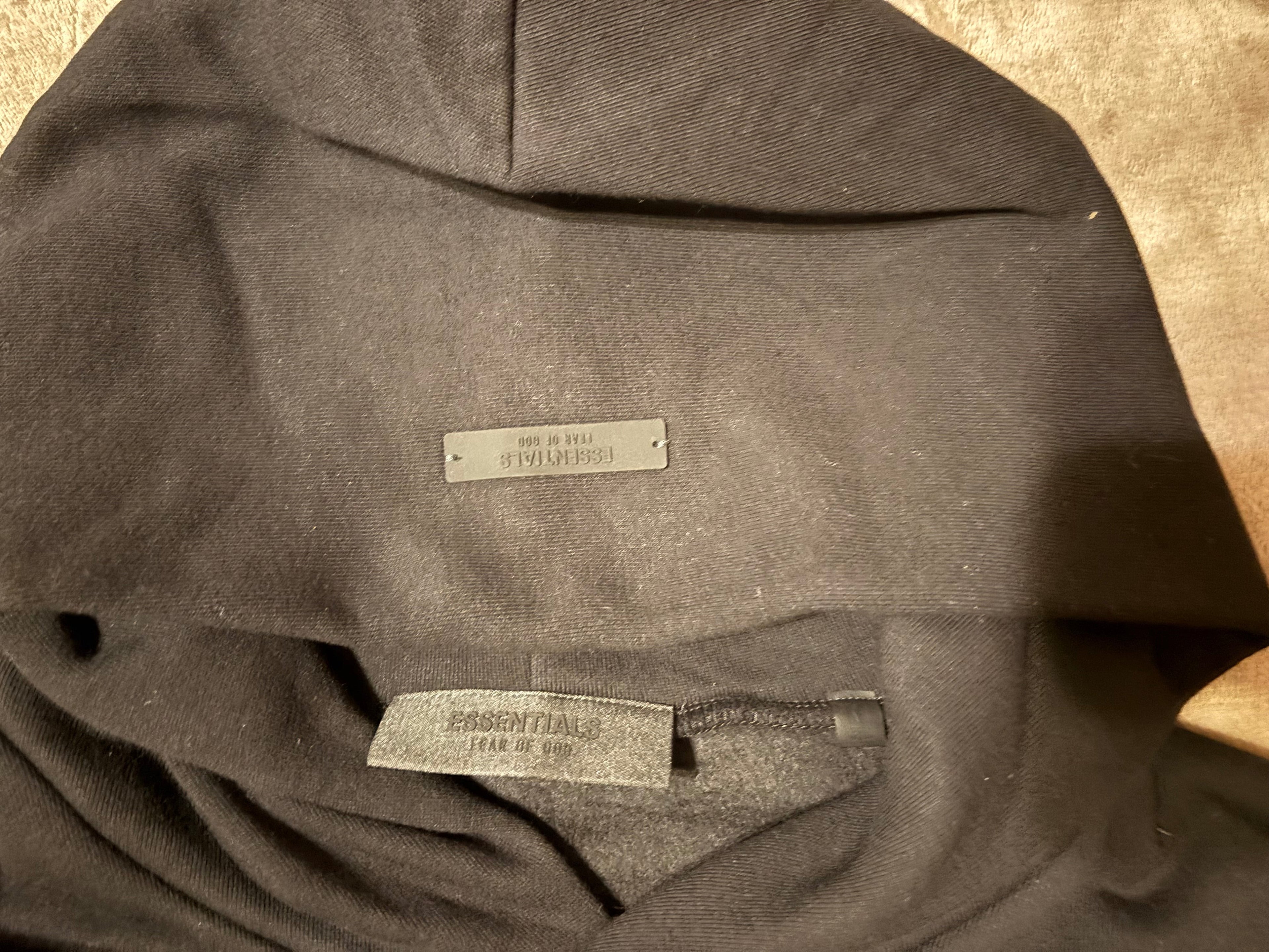 NEW NBA Fear of God Essentials Black Hoodie Size XS-M