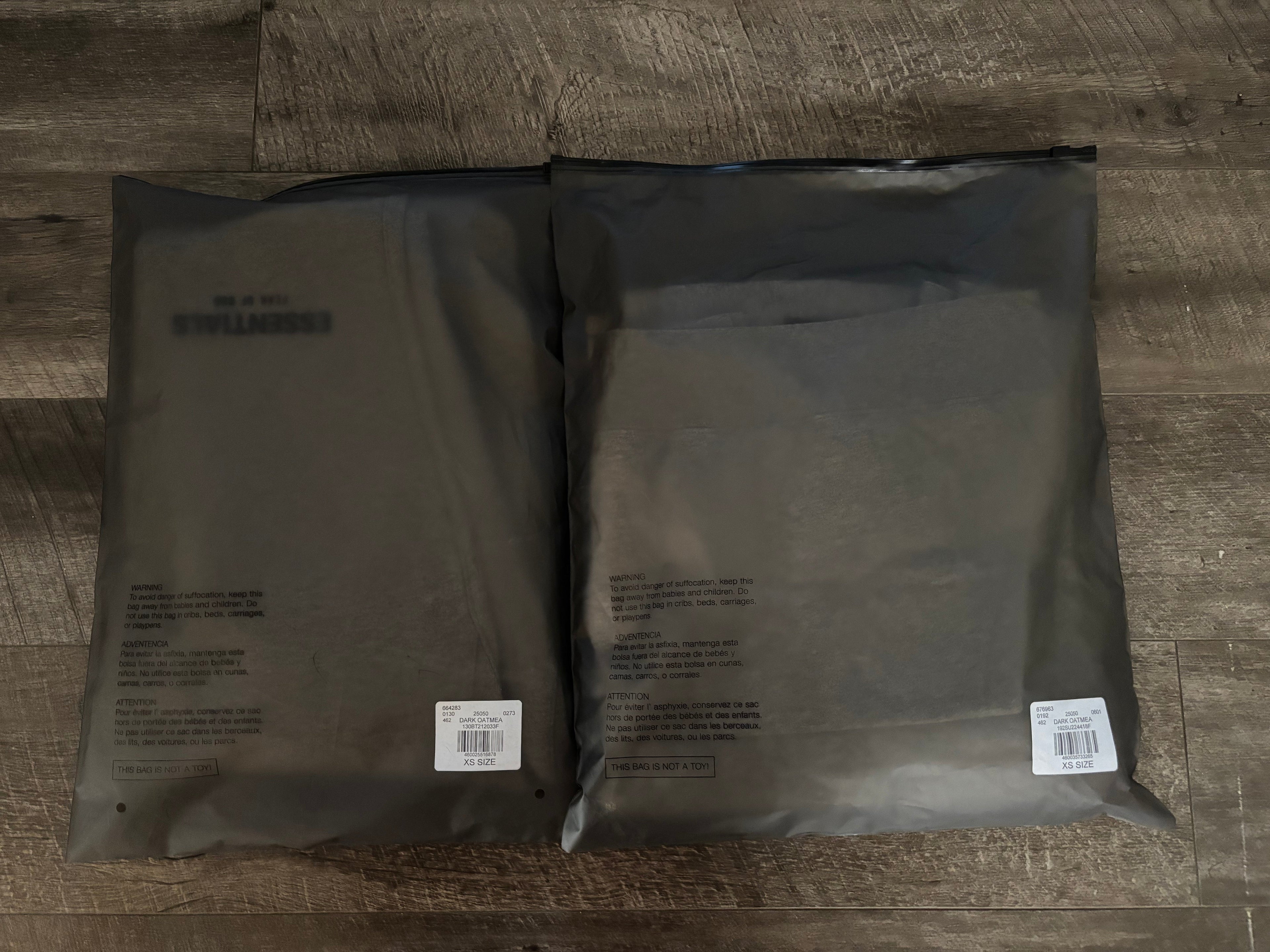 NEW Fear of God Essentials Dark Oatmeal Cuffed Bundle Size XXS-L