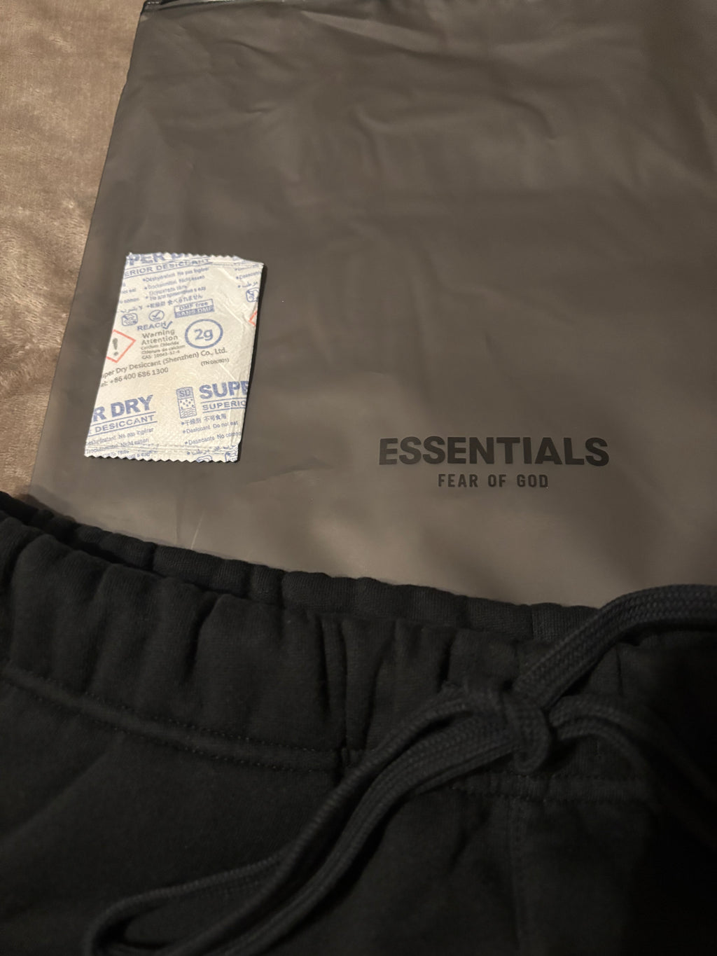 NEW Fear of God Essentials Black Relaxed Sweatpants Size XXS-L
