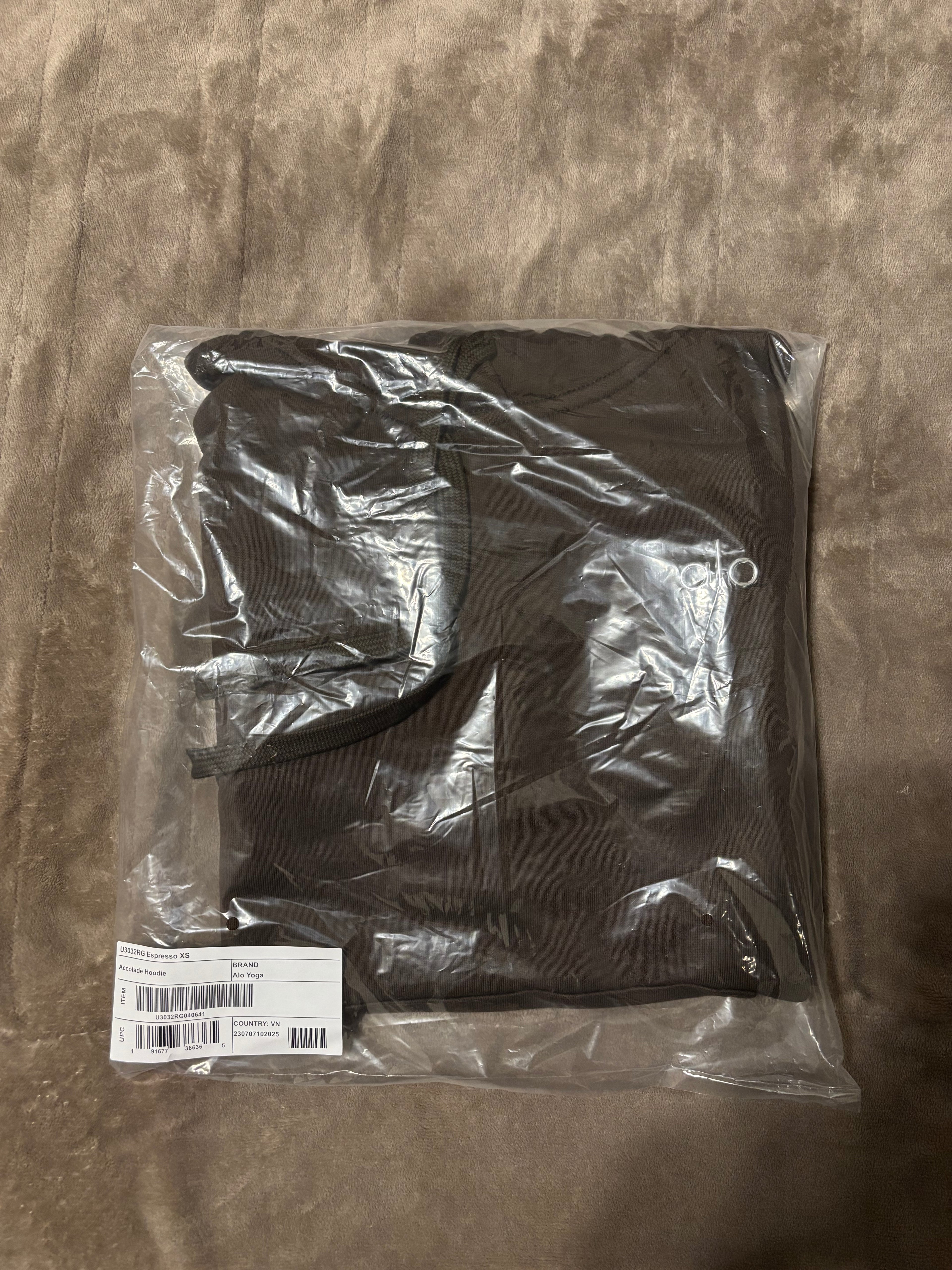 NEW Alo Yoga Espresso Unisex Hoodie Size XS-XL