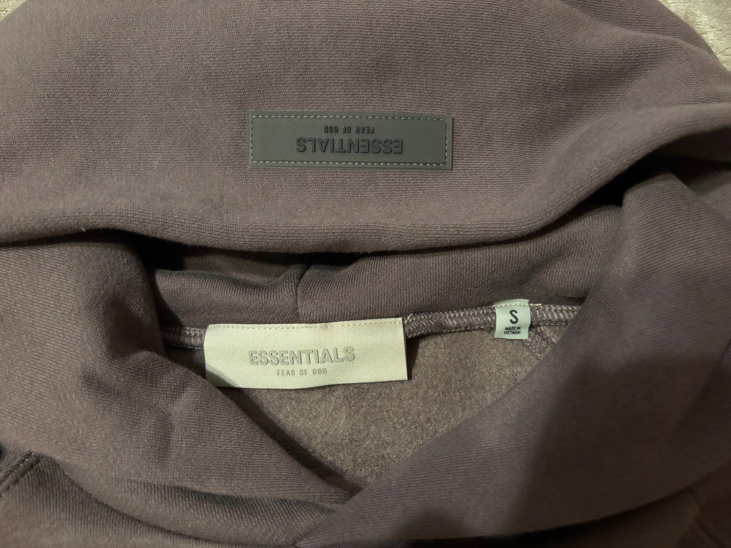 NEW Fear of God Essentials Plum Hoodie Size XS-M