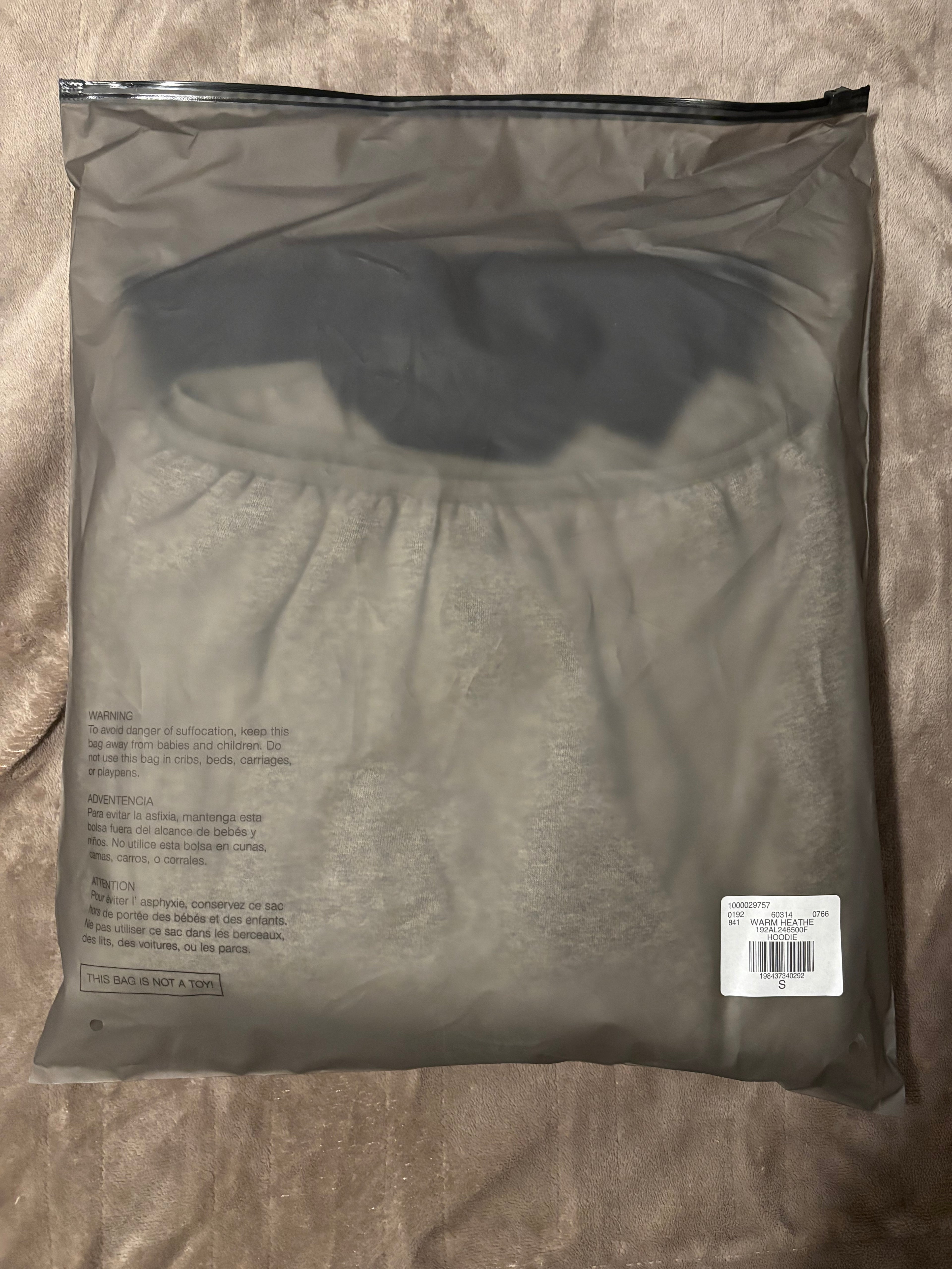 NEW NBA Fear of God Essentials Warm Heather Hoodie Size Small