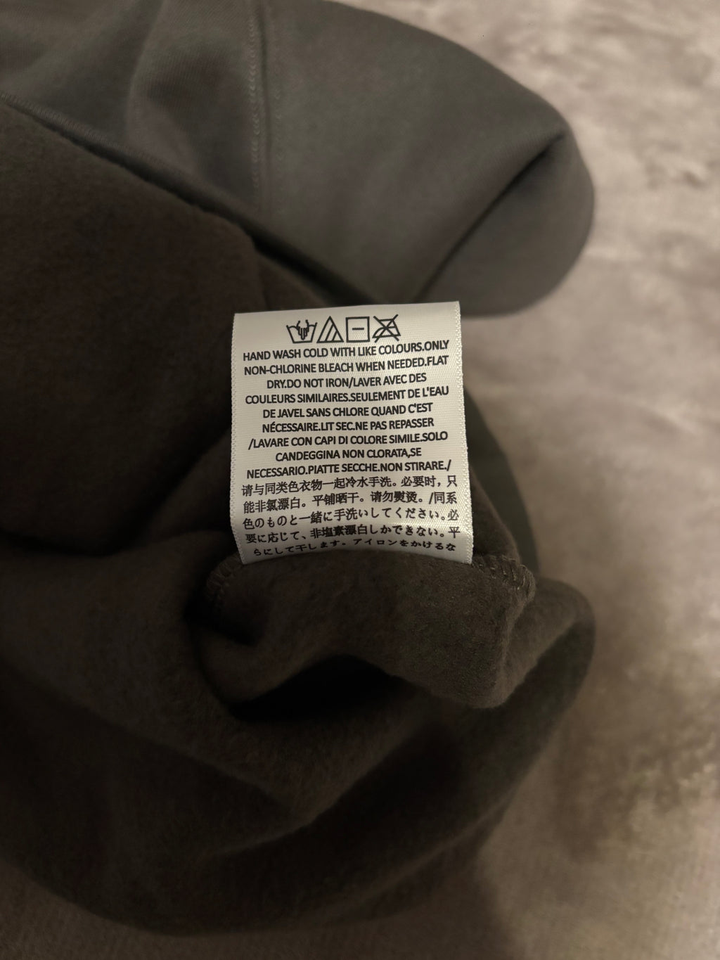 NEW Fear of God Essentials Off Black Hoodie Size XS-L