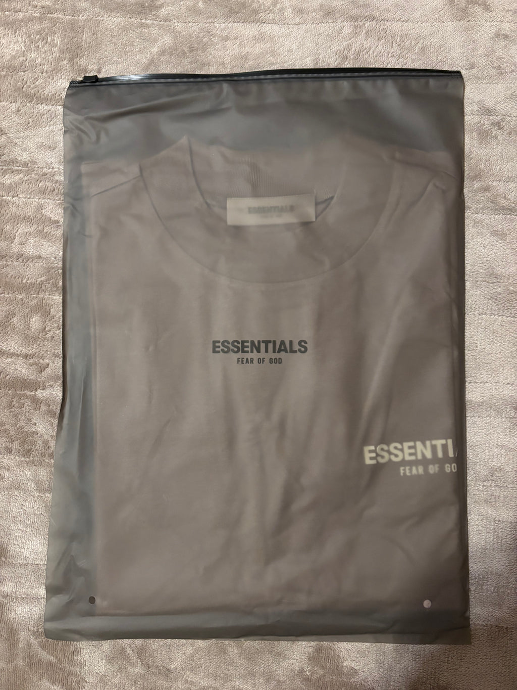 NEW Fear of God Essentials Desert Taupe T-Shirt Size XS
