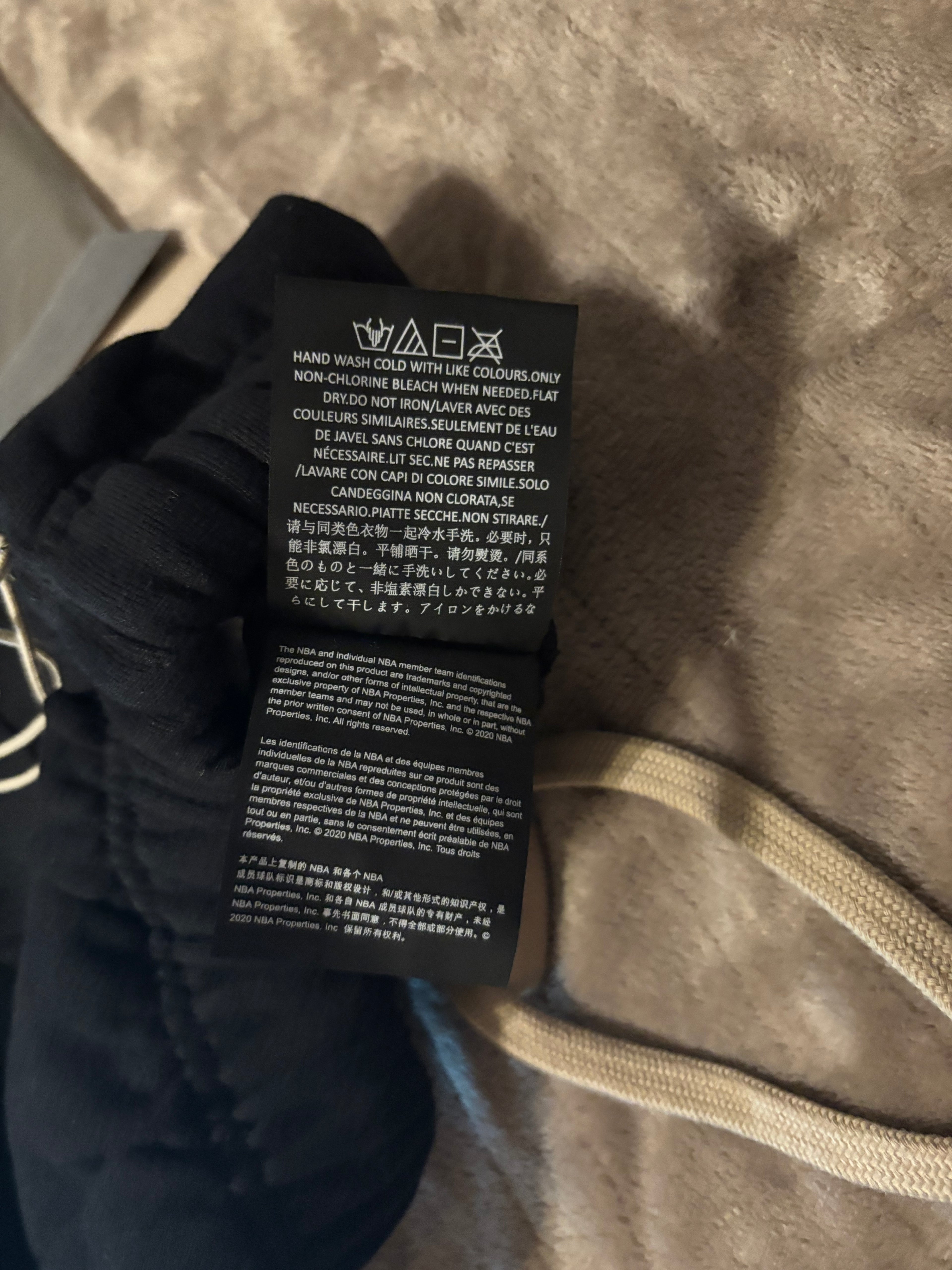 NEW NBA Fear of God Essentials Black Shorts Size XS-L