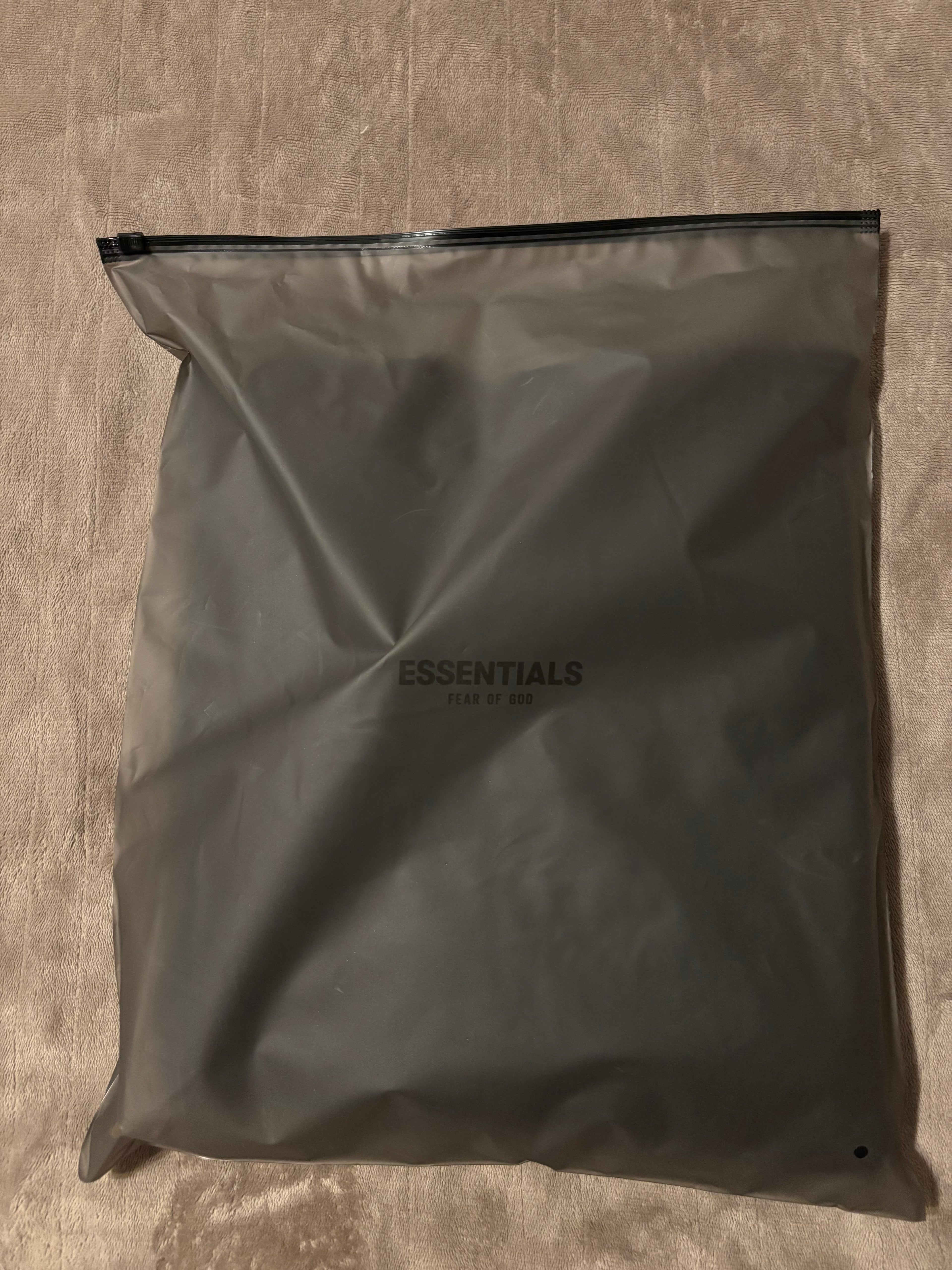 NEW Fear of God Essentials Jet Black Hoodie Size Small