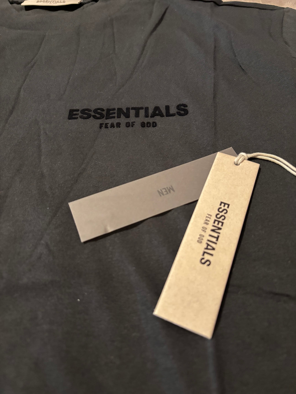 NEW Fear of God Essentials Black T-Shirt Size XS-M 100% Authentic✅