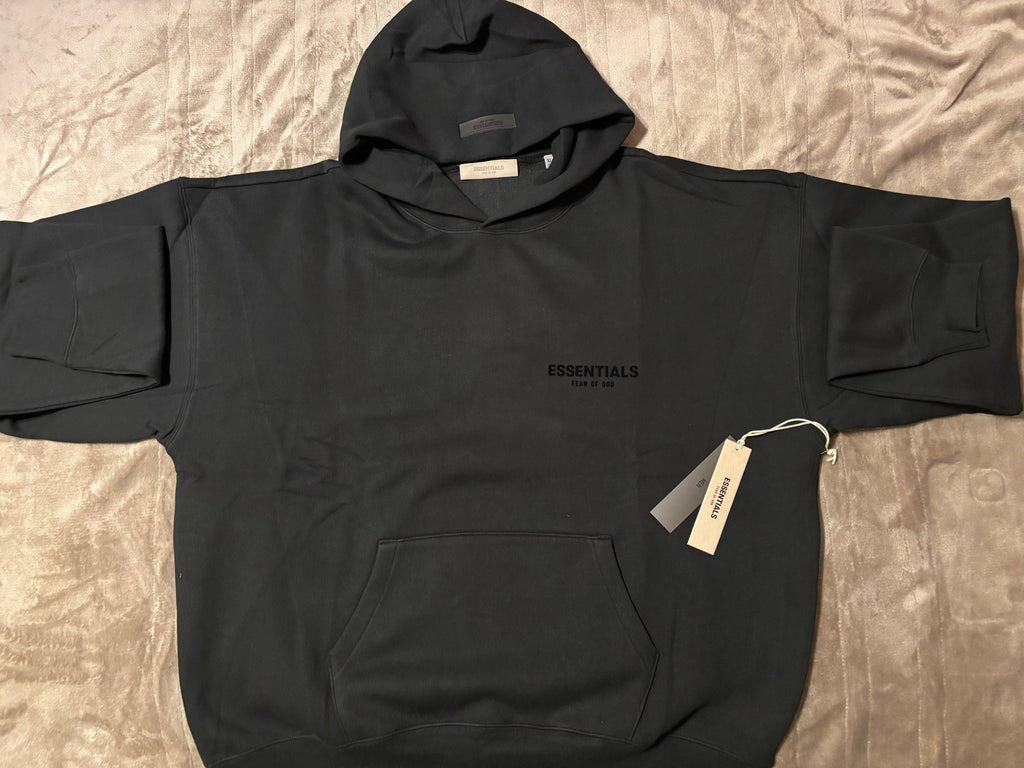 NEW Fear of God Essentials Black Hoodie Size XL 100% Authentic✅