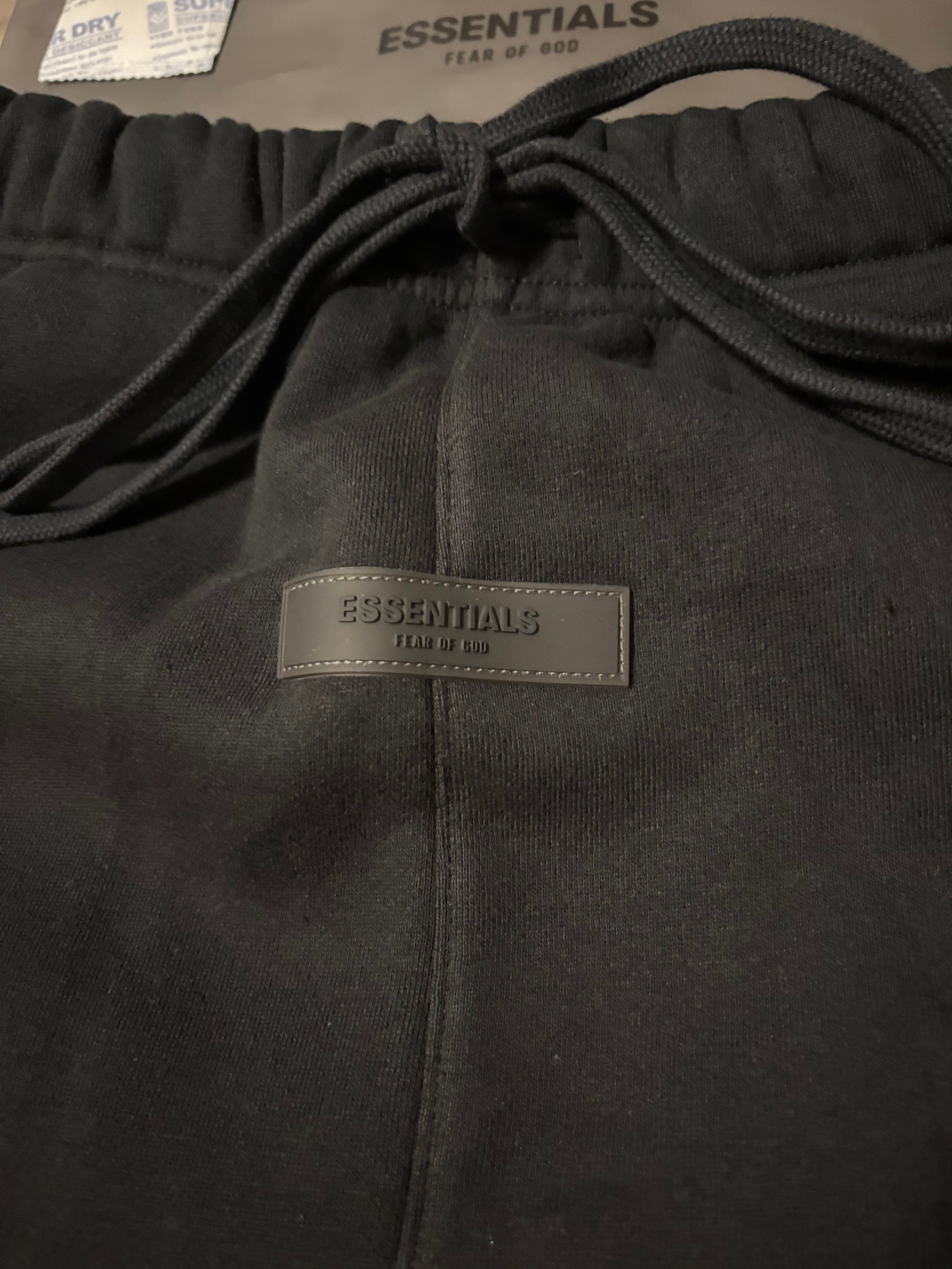 NEW Fear of God Essentials Black Relaxed Sweatpants Size XXS-L