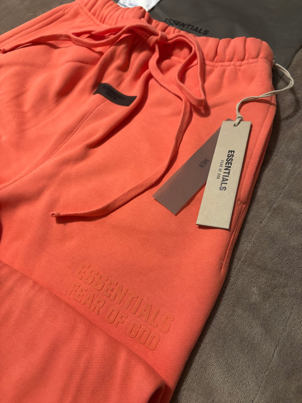 NEW Fear of God Essentials Coral Cuffed Sweatpants Size XXS