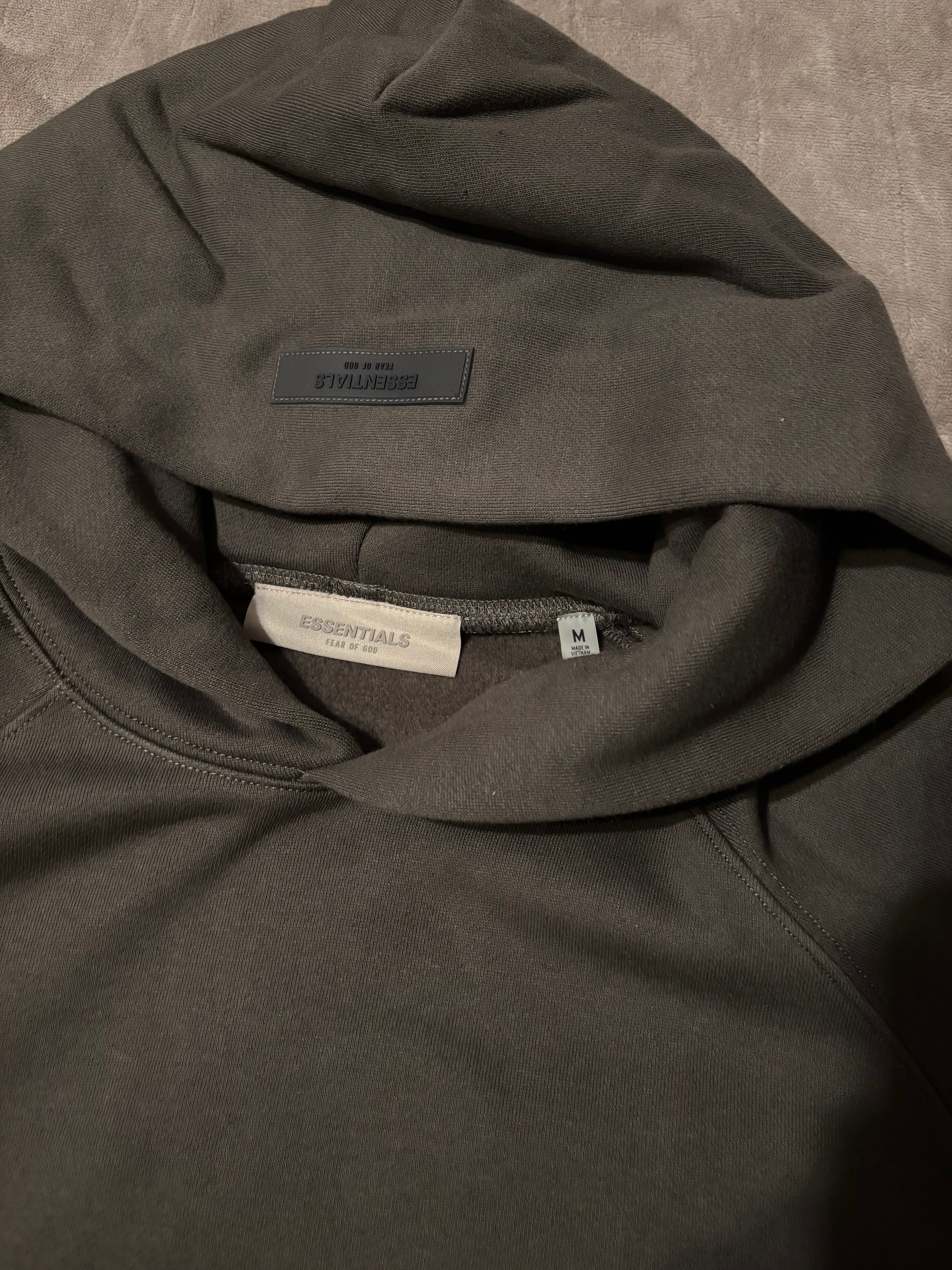 NEW Fear of God Essentials Off Black Relaxed Bundle Size XS-L