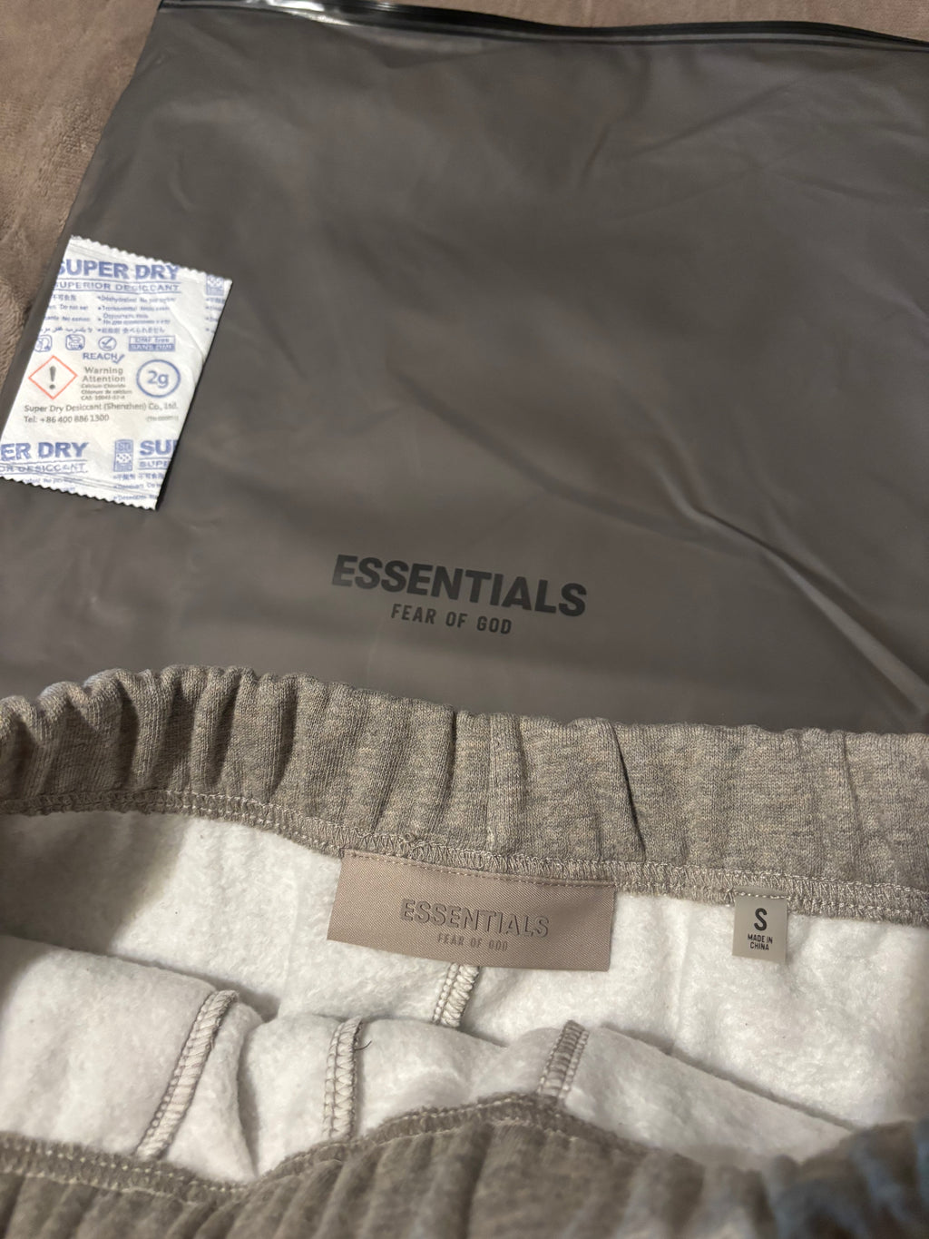 NEW Fear of God Essentials Dark Oatmeal Relaxed Bundle Size XS-L