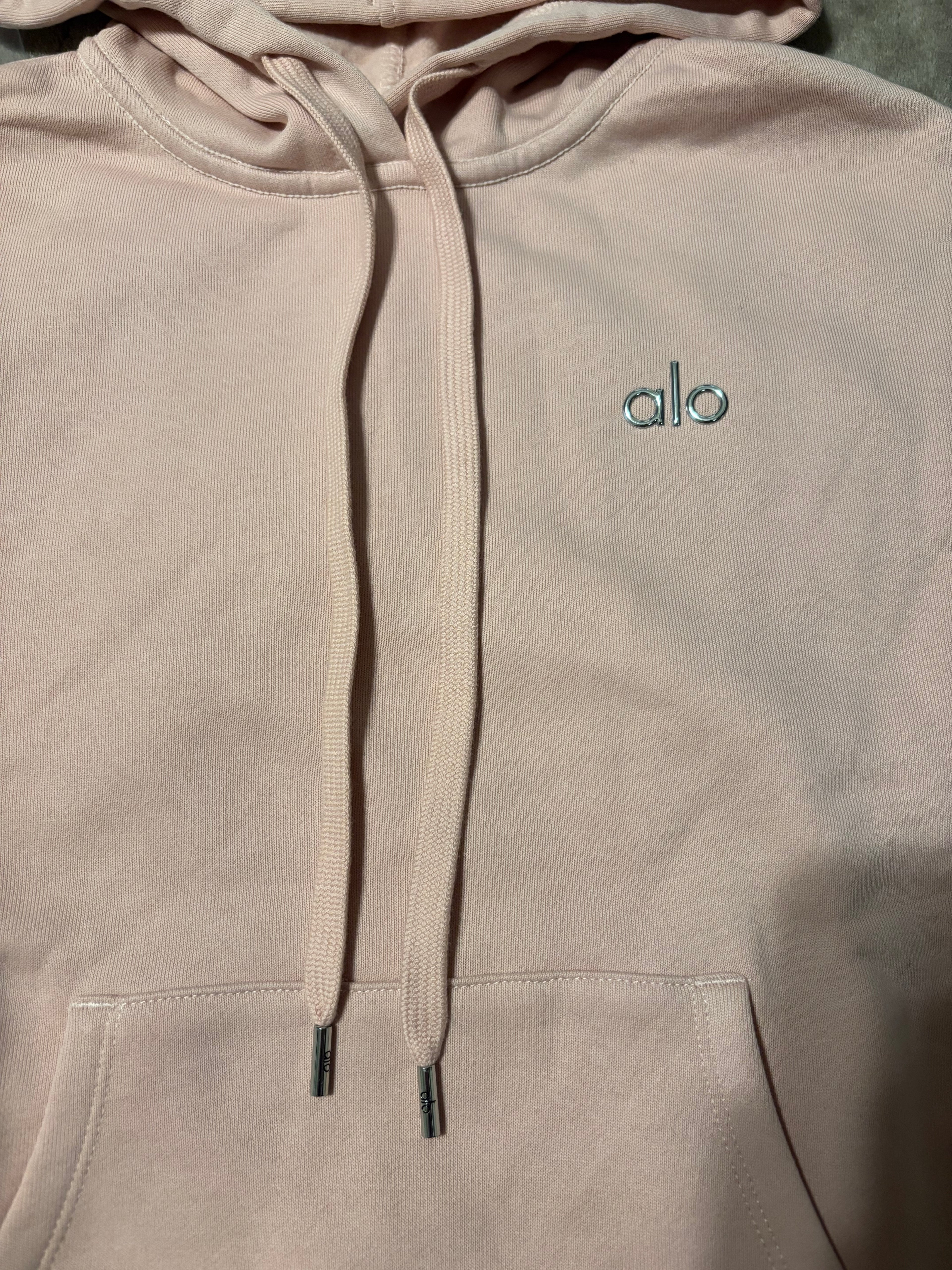 NEW Alo Yoga Ballet Pink Unisex Hoodie Size XS-L