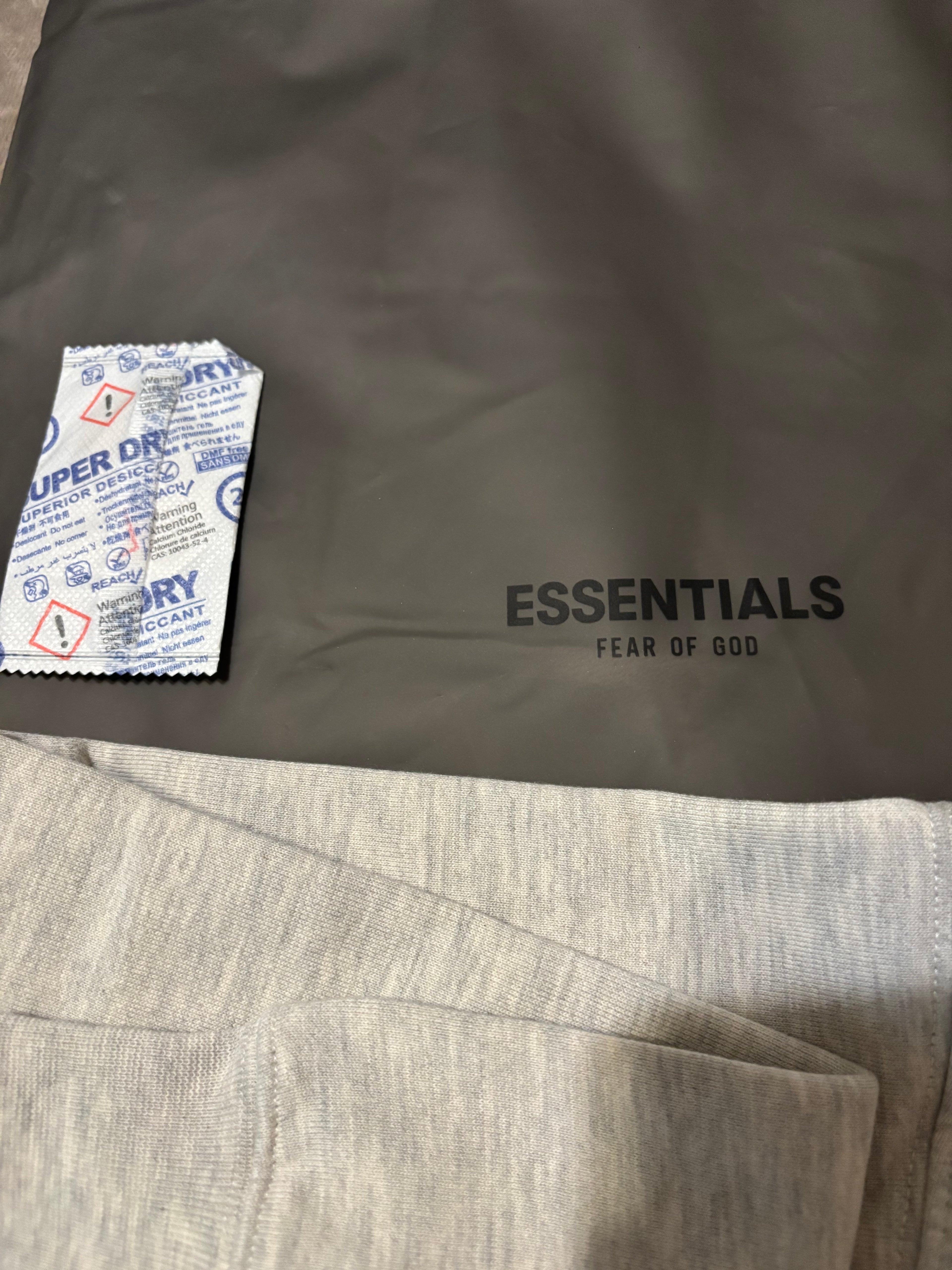 NEW Fear of God Essentials Light Oatmeal Hoodie Size XXS 100% Authentic✅