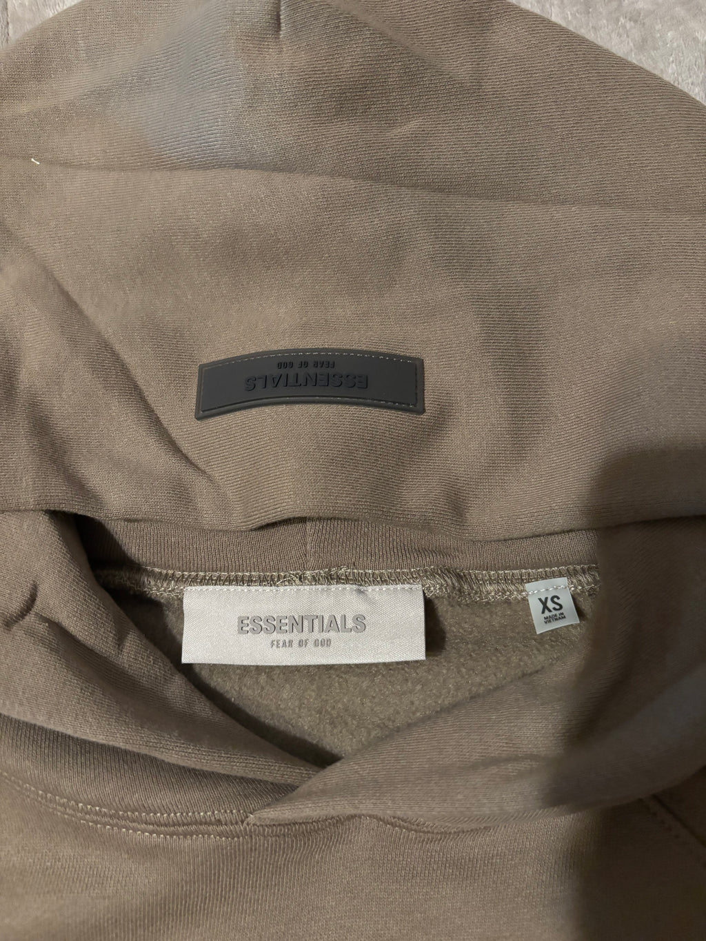 NEW Fear of God Essentials Wood Hoodie Size XS-M
