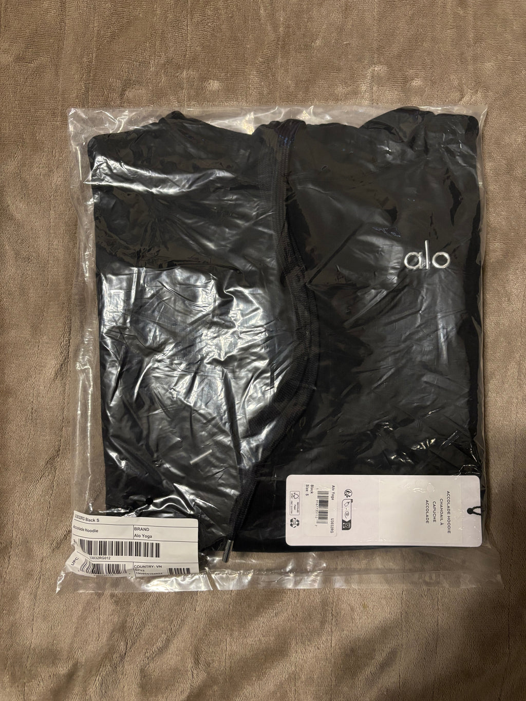 NEW Alo Yoga Black Unisex Hoodie Size XS-L