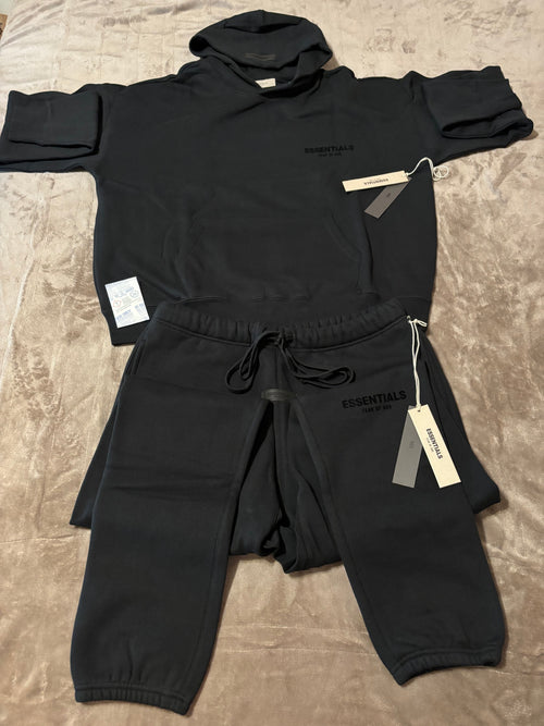 NEW Fear of God Essentials Black Cuffed Bundle Size XXS-L 100% Authentic✅