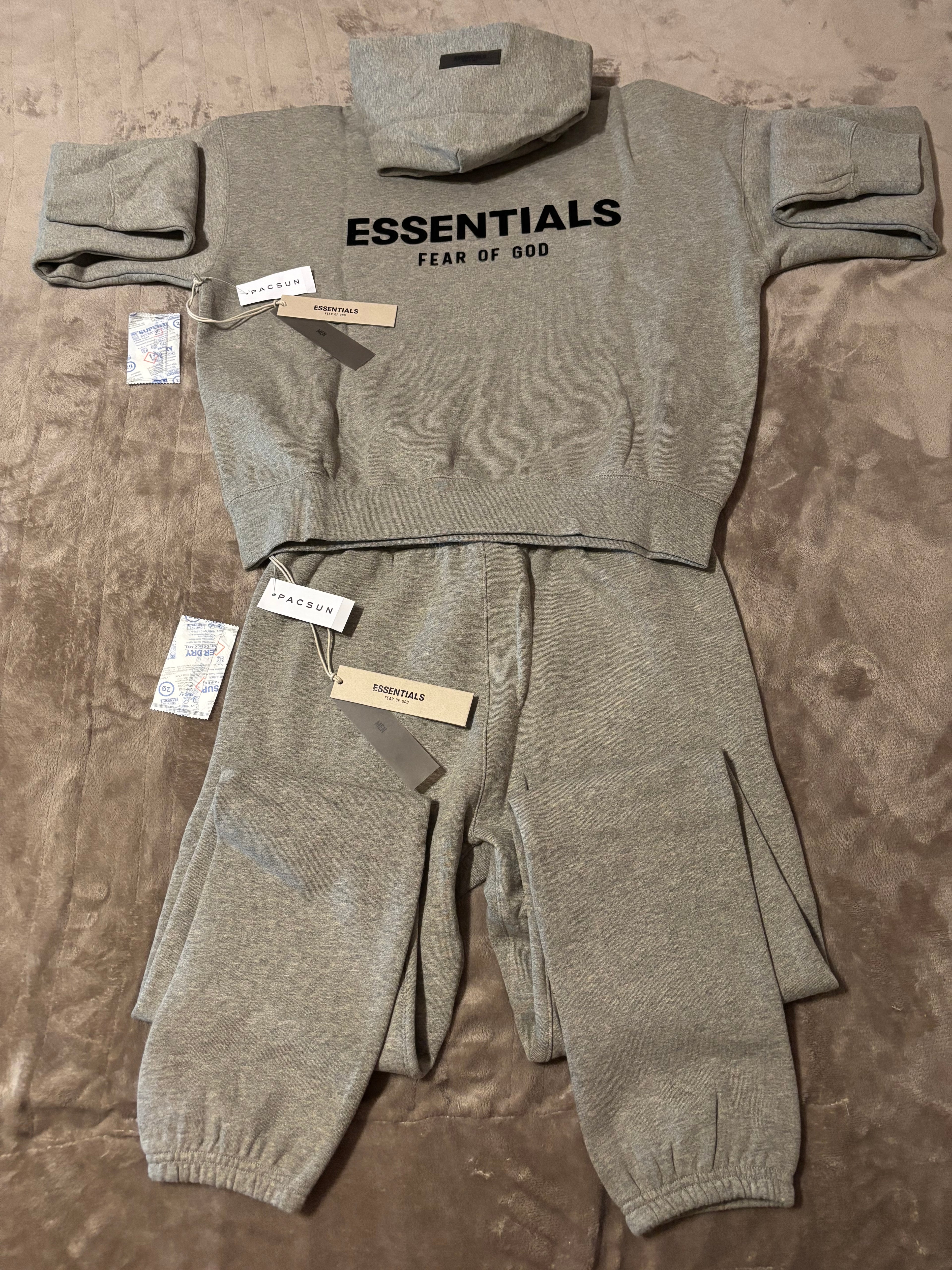 NEW Fear of God Essentials Dark Oatmeal Cuffed Bundle Size XXS-L 100% Authentic✅