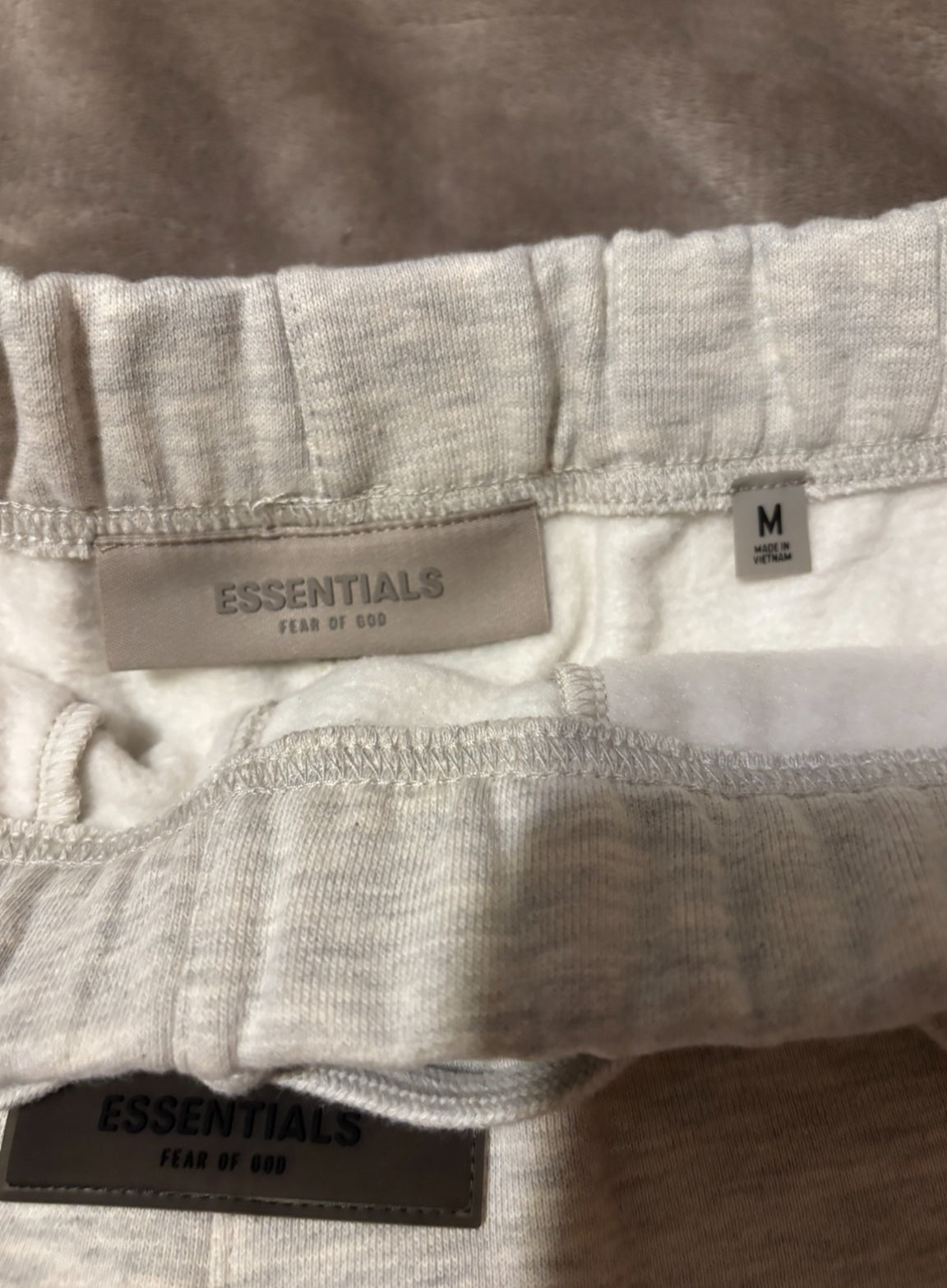 NEW Fear of God Essentials Light Oatmeal Relaxed Bundle Size XXS-L