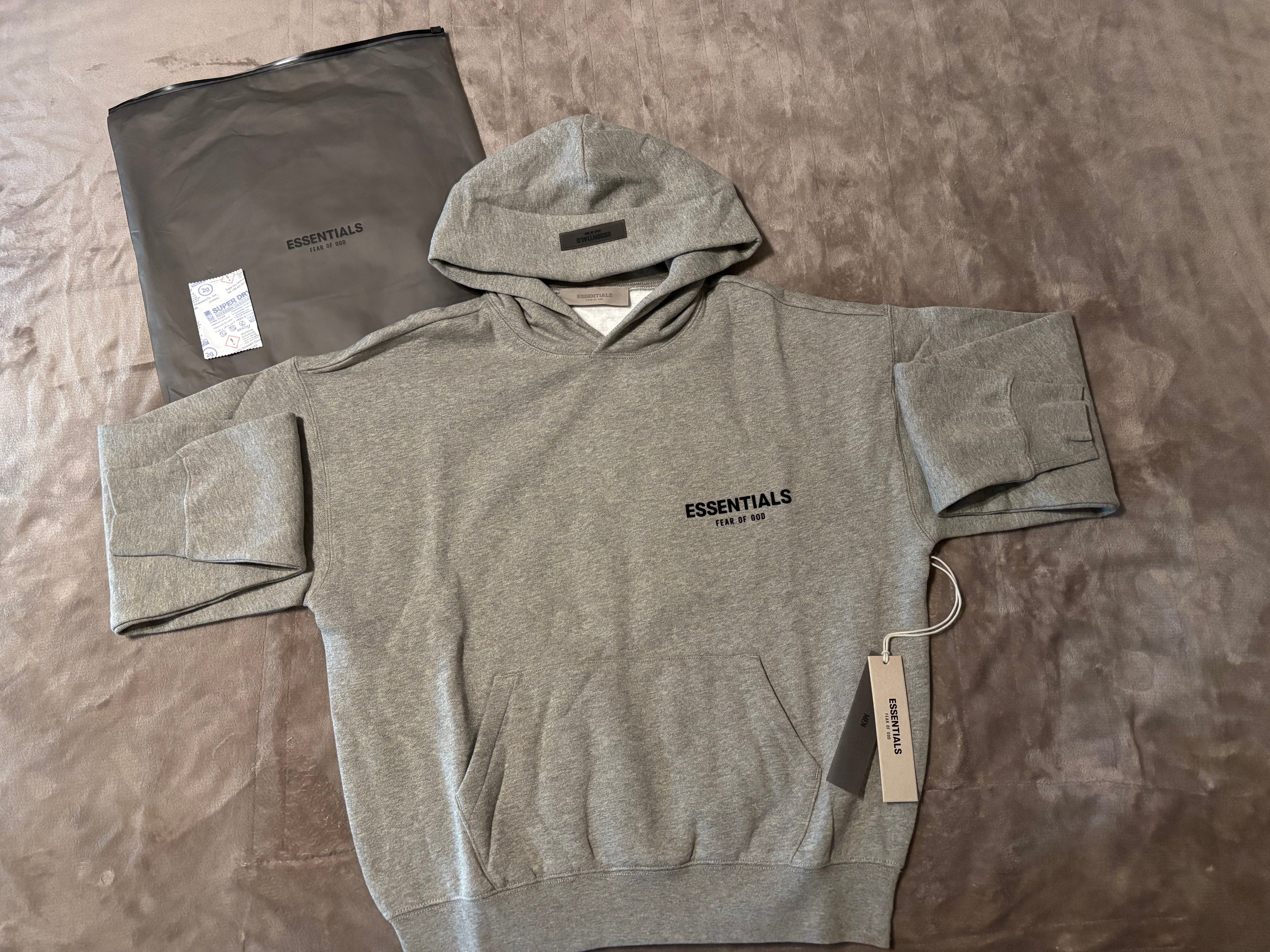 NEW Fear of God Essentials Dark Oatmeal Hoodie Size XXS-XL 100% Authentic✅